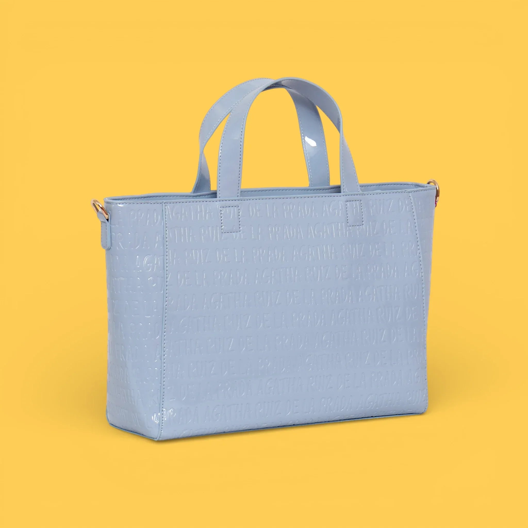 SHOPPER CHAROL LOGO AZUL - Agatha Ruiz de la Prada