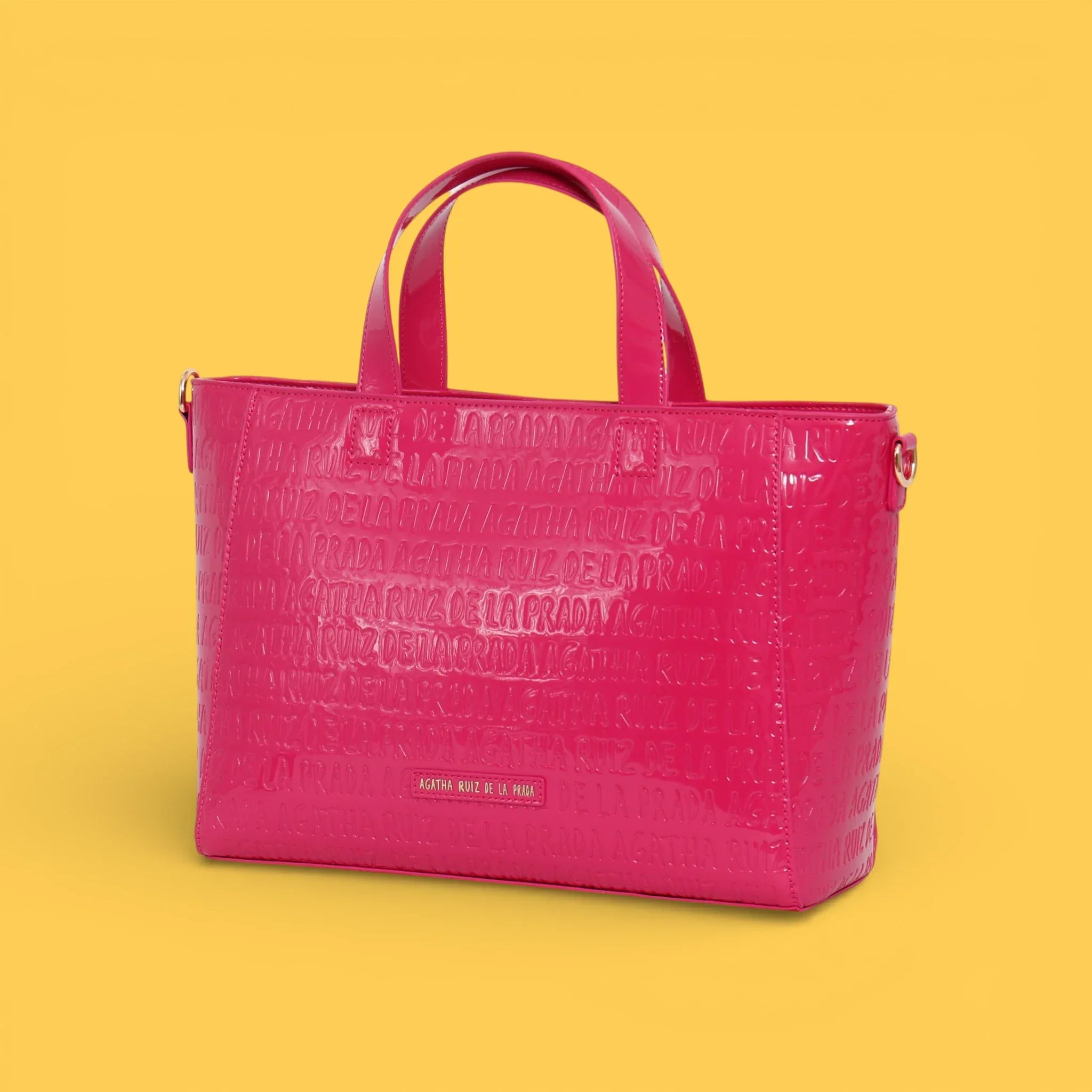 SHOPPER CHAROL LOGO FUCSIA - Agatha Ruiz de la Prada