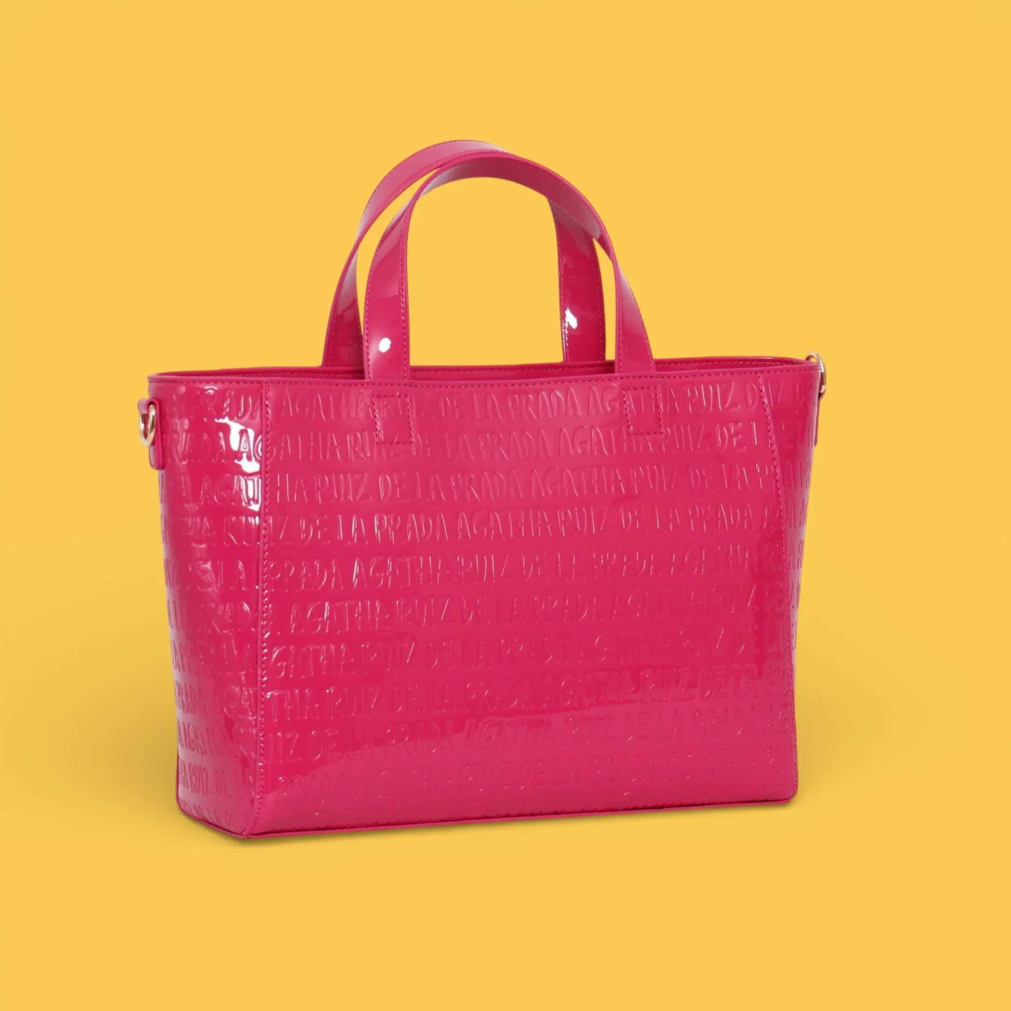 SHOPPER CHAROL LOGO FUCSIA - Agatha Ruiz de la Prada