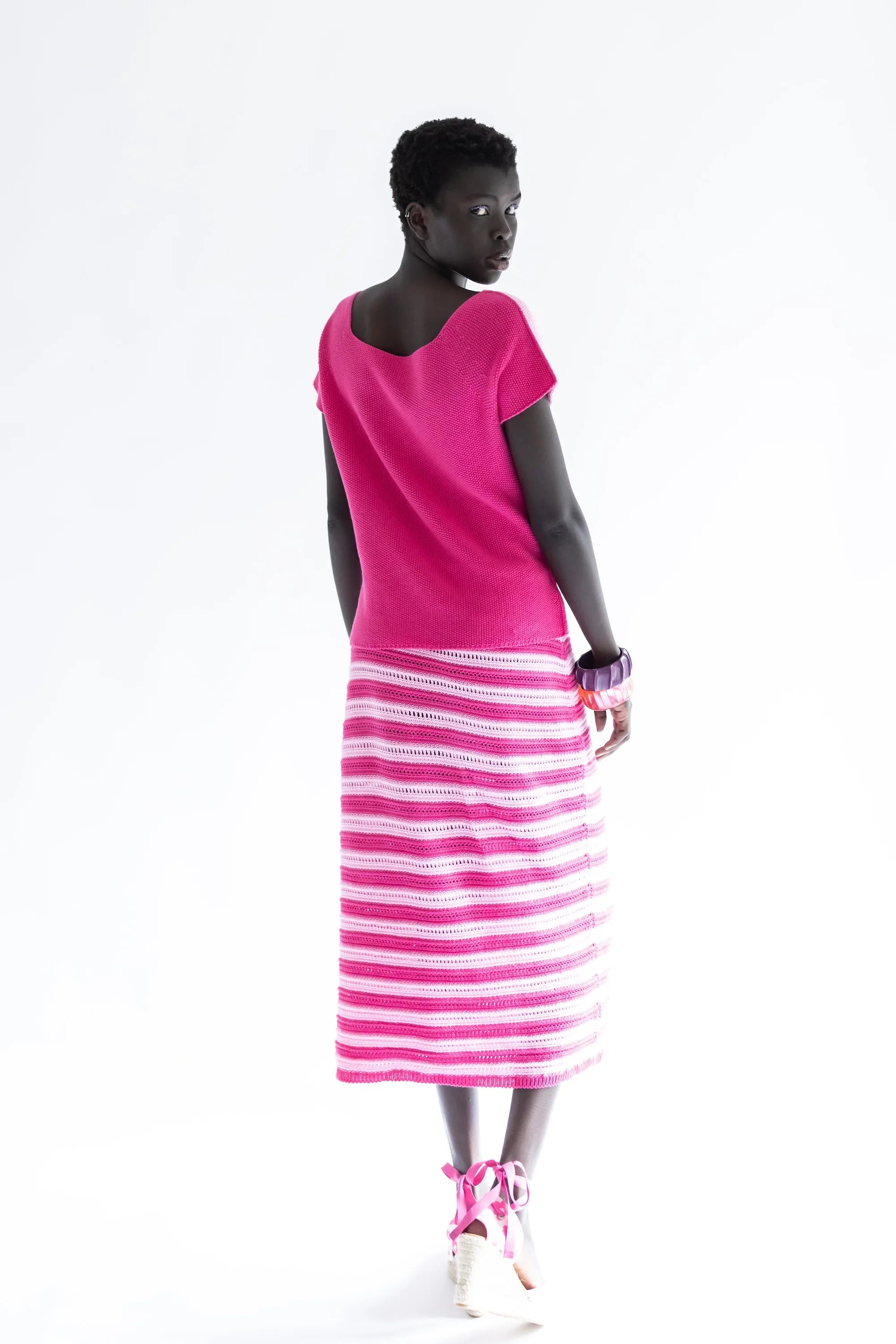 FALDA RAYAS CALADA FUCSIA - Agatha Ruiz de la Prada