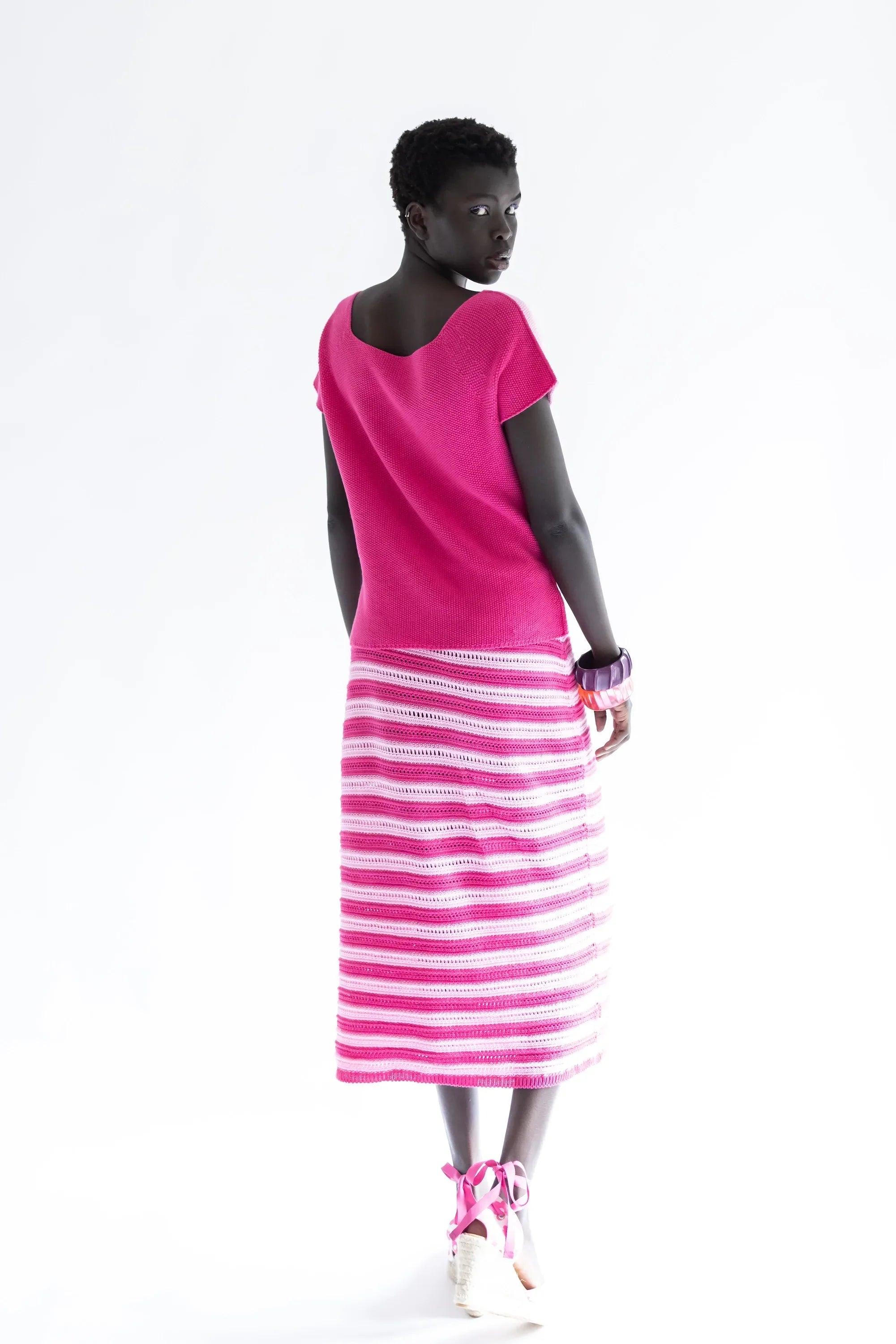 FALDA RAYAS CALADA FUCSIA - Agatha Ruiz de la Prada