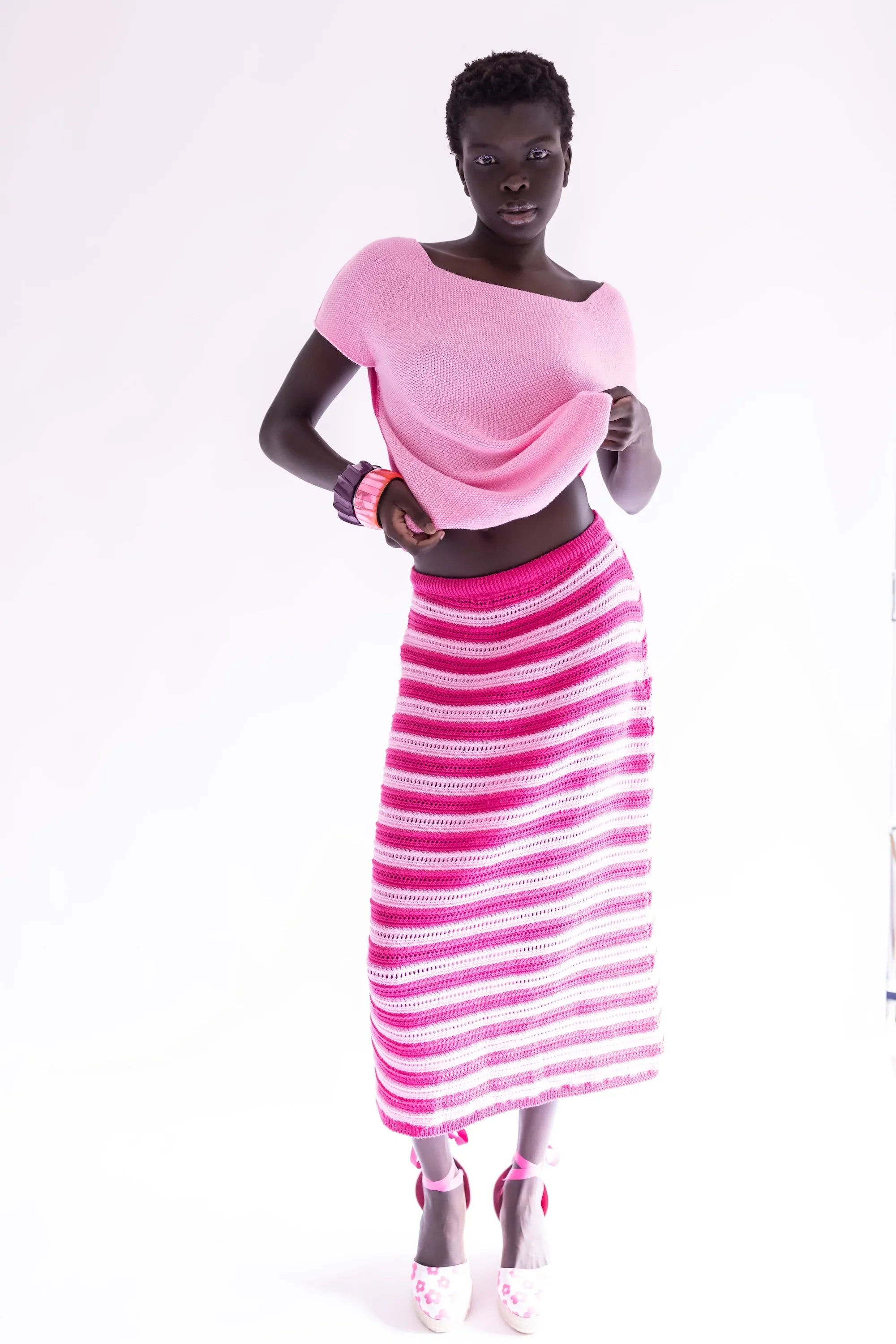 FALDA RAYAS CALADA FUCSIA - Agatha Ruiz de la Prada