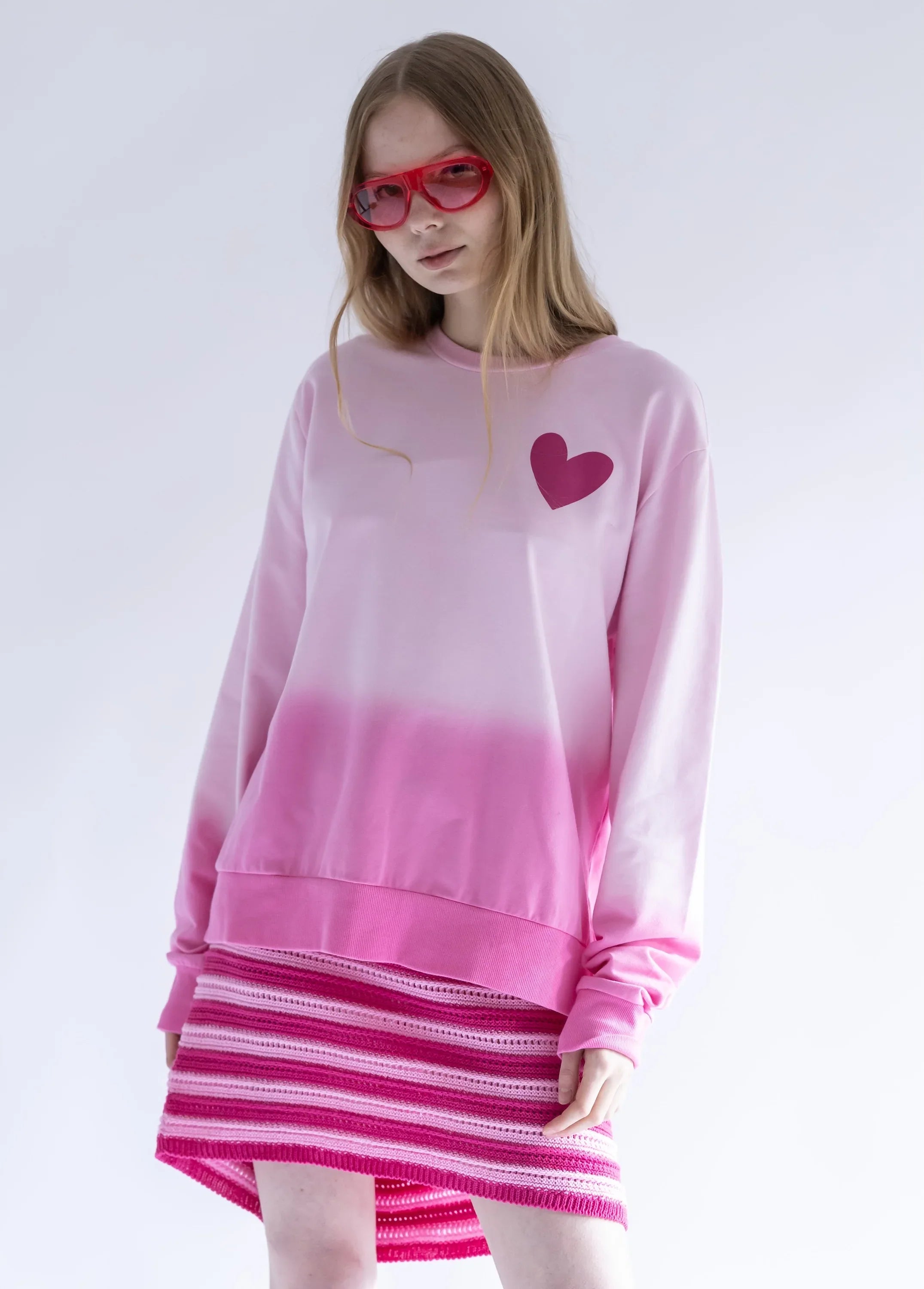 SUDADERA ROSA DEGRADADO - Agatha Ruiz de la Prada