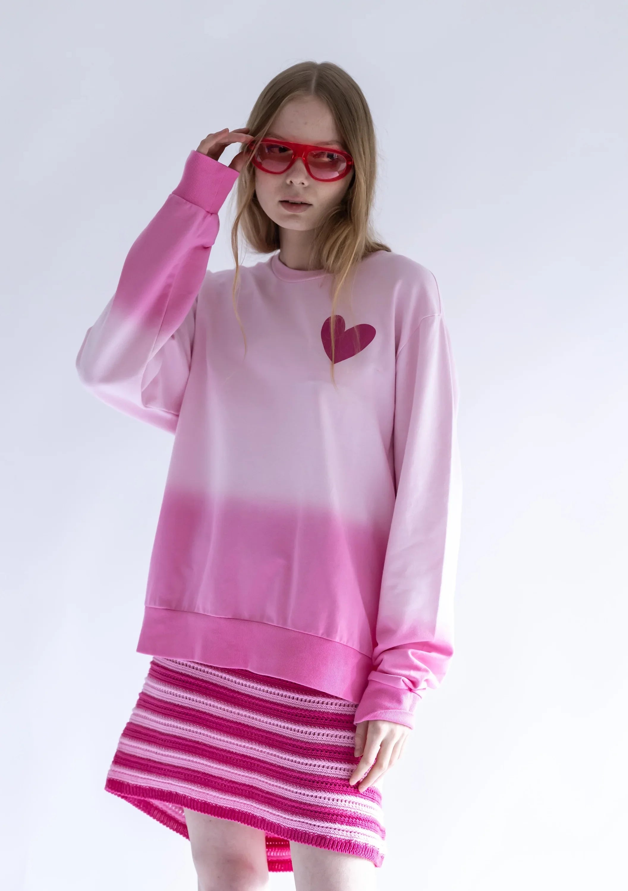 SUDADERA ROSA DEGRADADO - Agatha Ruiz de la Prada