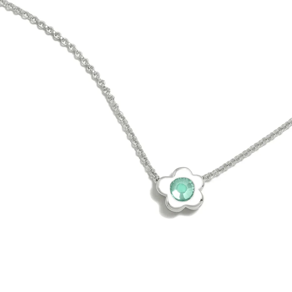 COLGANTE FLOR GAGA PLATA CZ AGUA - Agatha Ruiz de la Prada