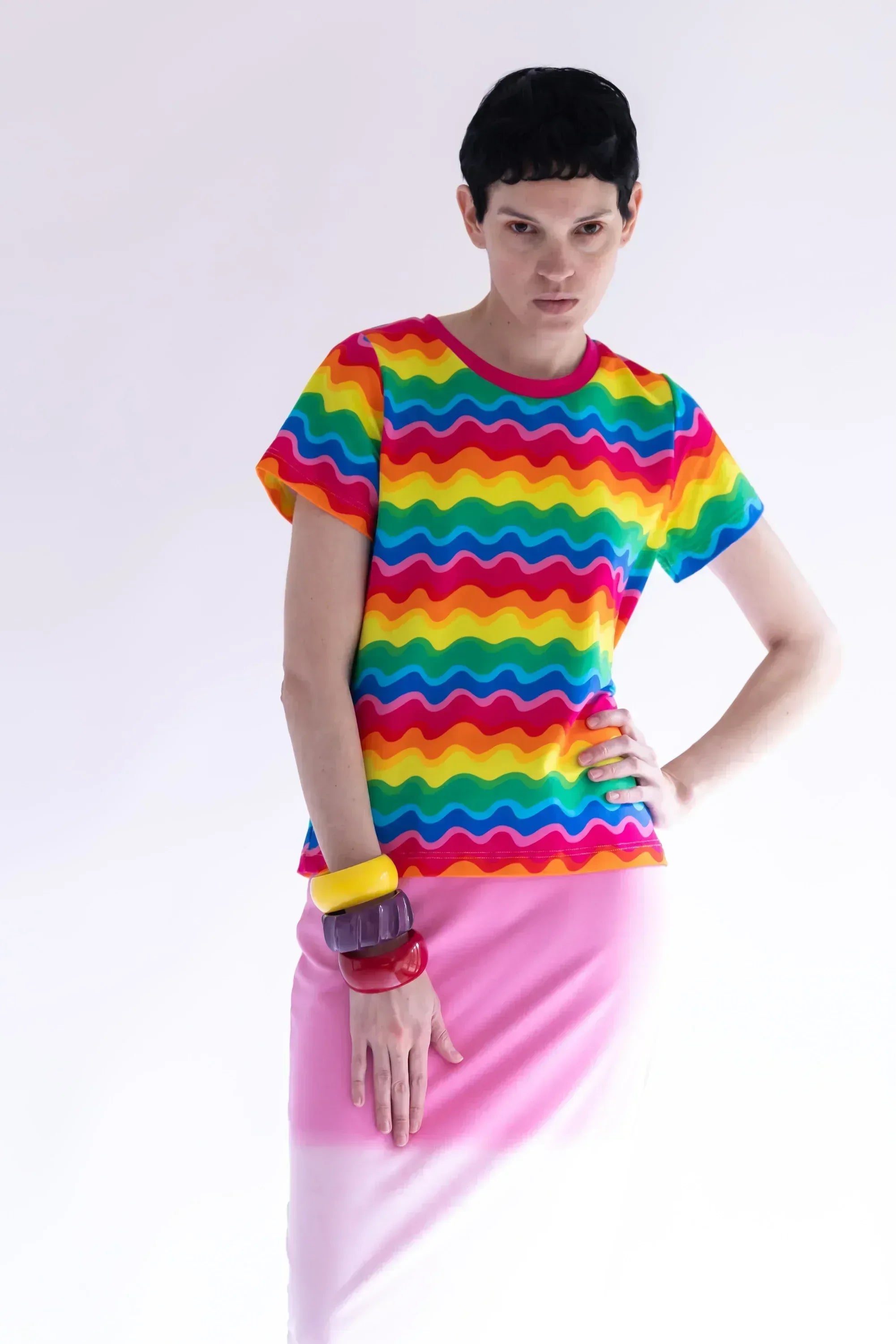 CAMISETA ONDAS MULTICOLOR - Agatha Ruiz de la Prada