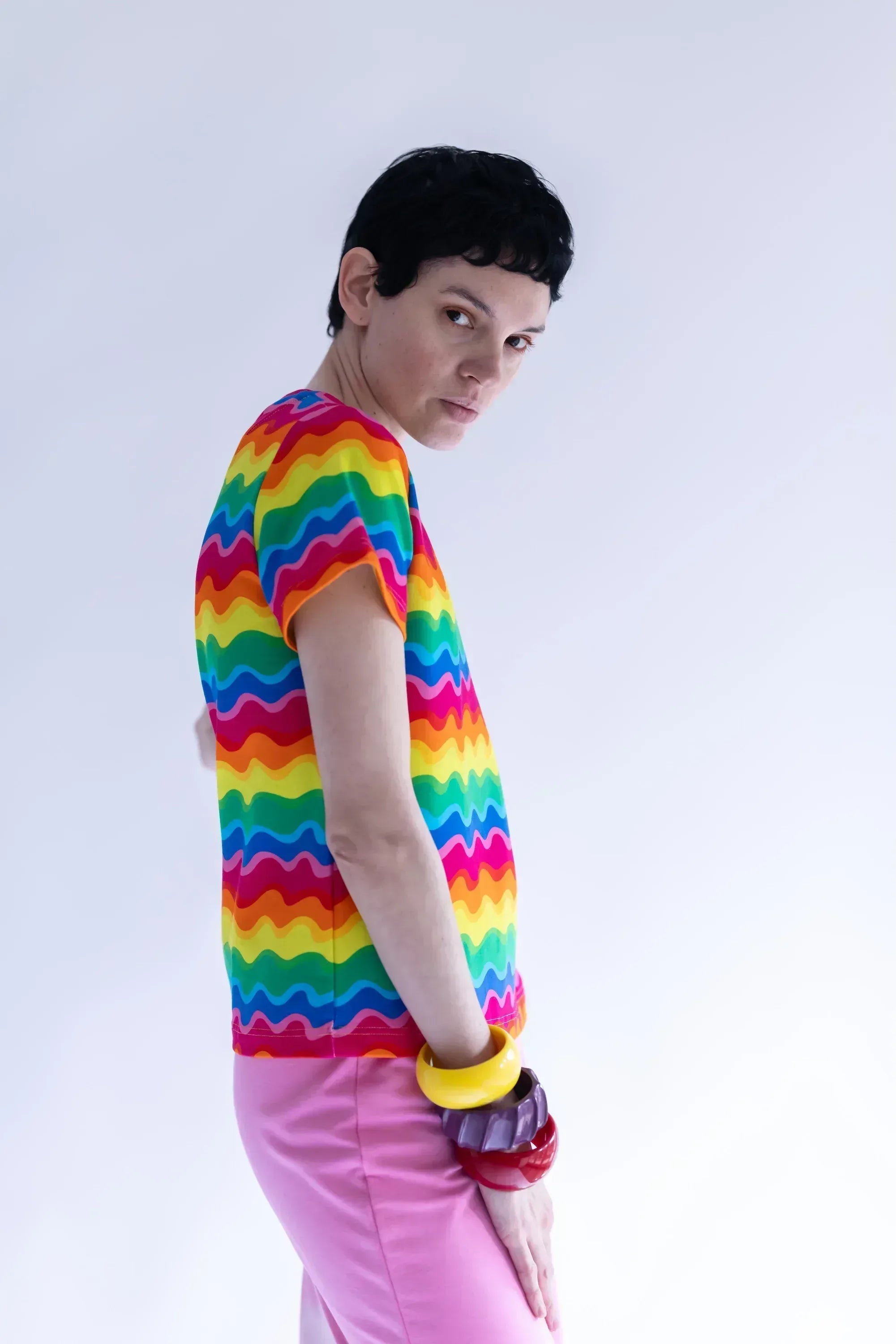 CAMISETA ONDAS MULTICOLOR - Agatha Ruiz de la Prada