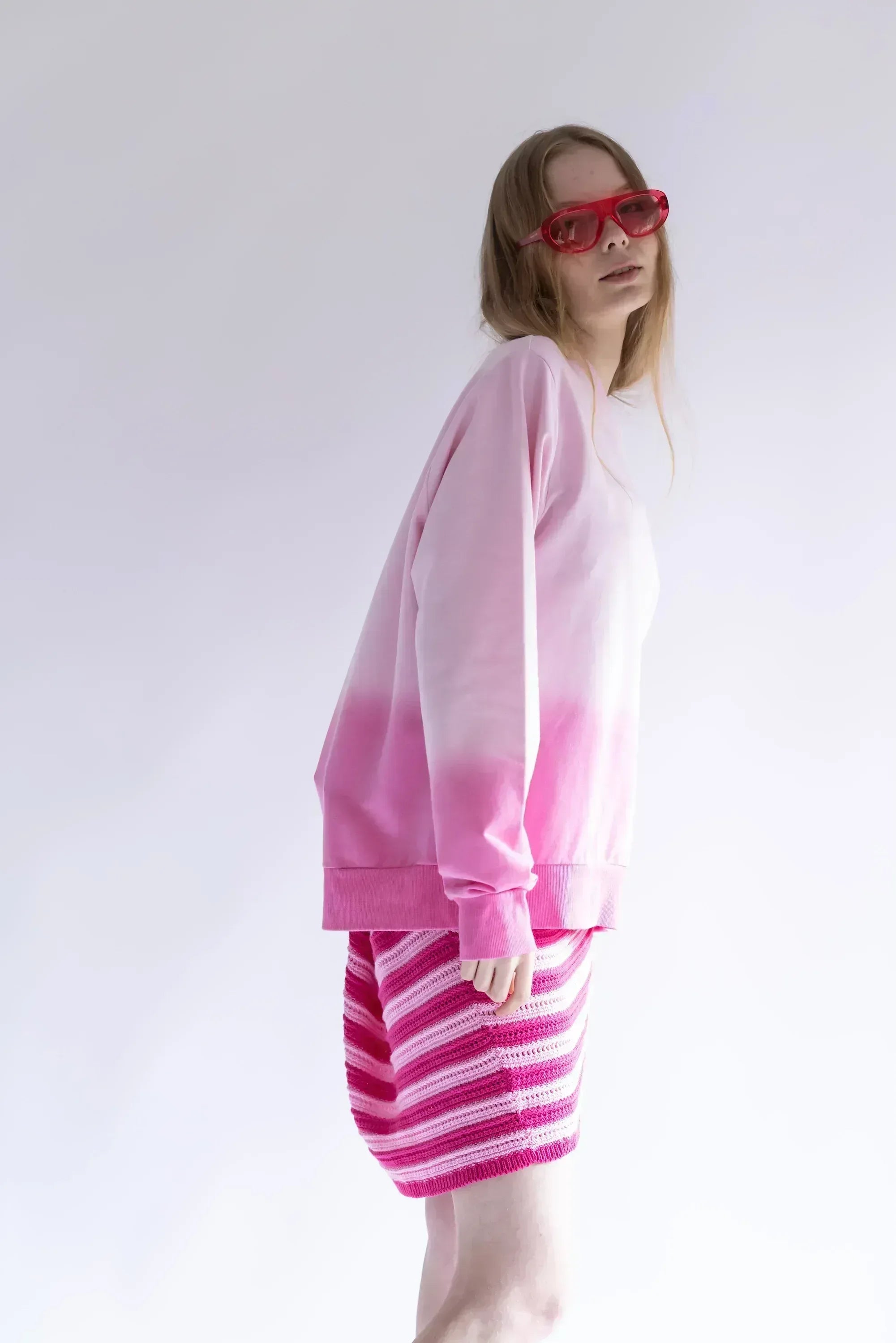 SUDADERA ROSA DEGRADADO - Agatha Ruiz de la Prada