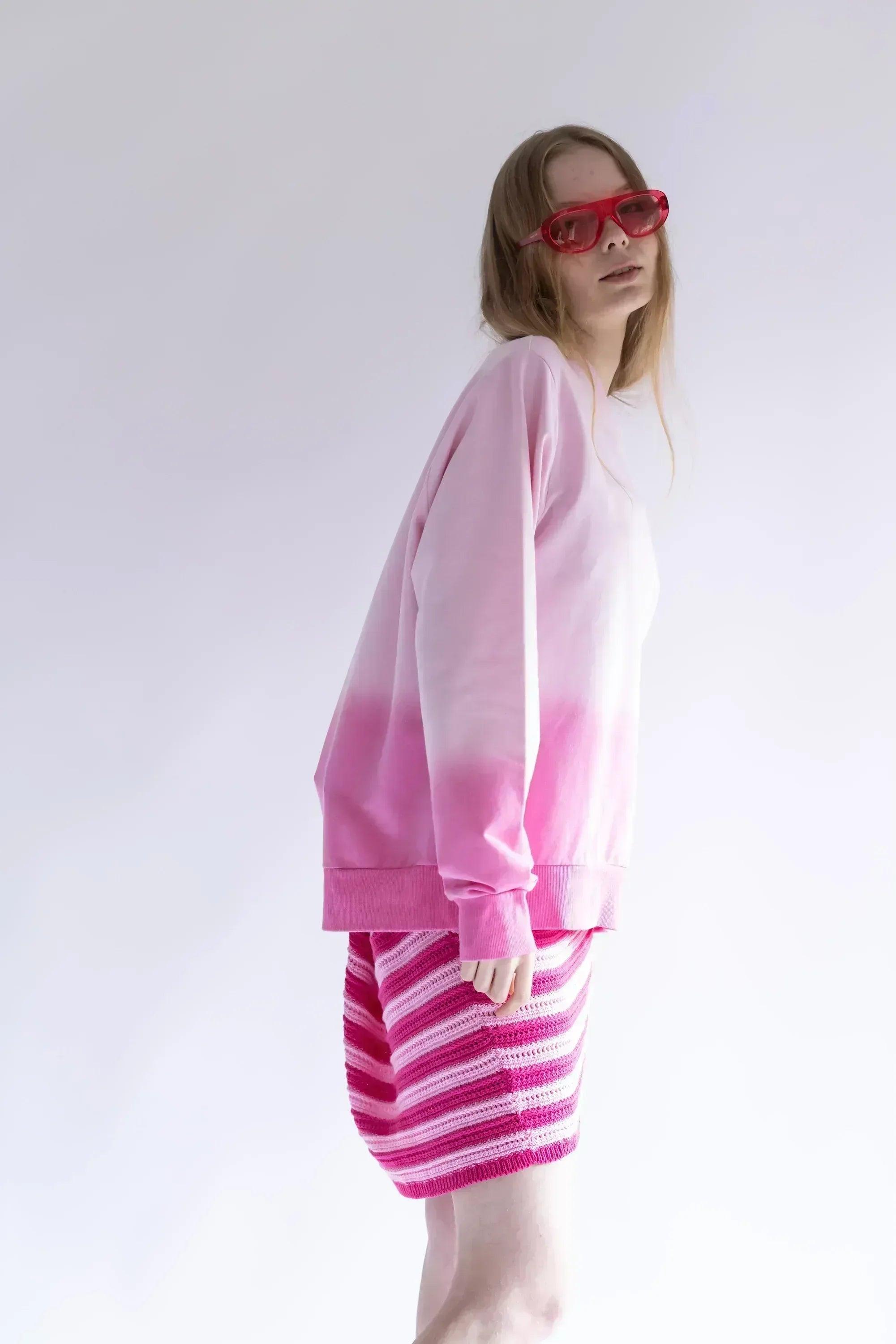 SUDADERA ROSA DEGRADADO - Agatha Ruiz de la Prada