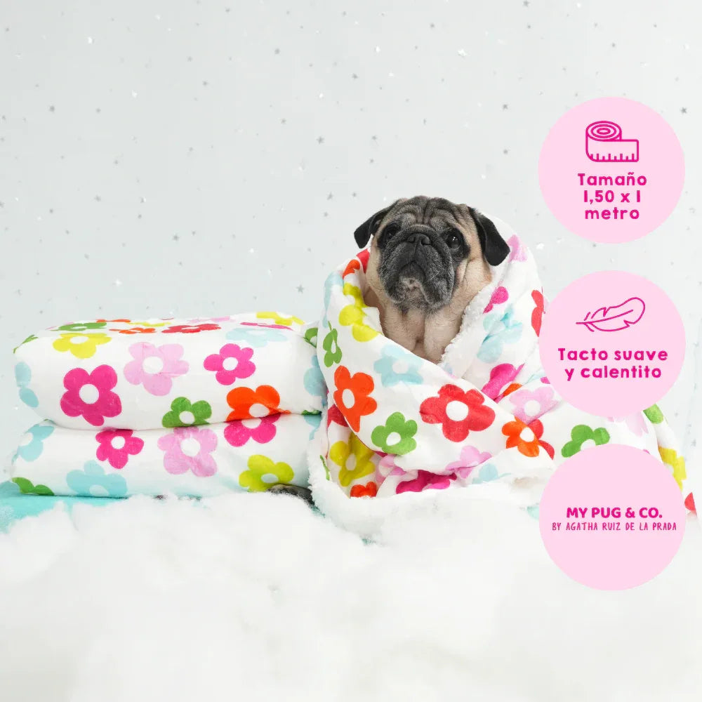 Manta Flores para Perros - Agatha Ruiz de la Prada