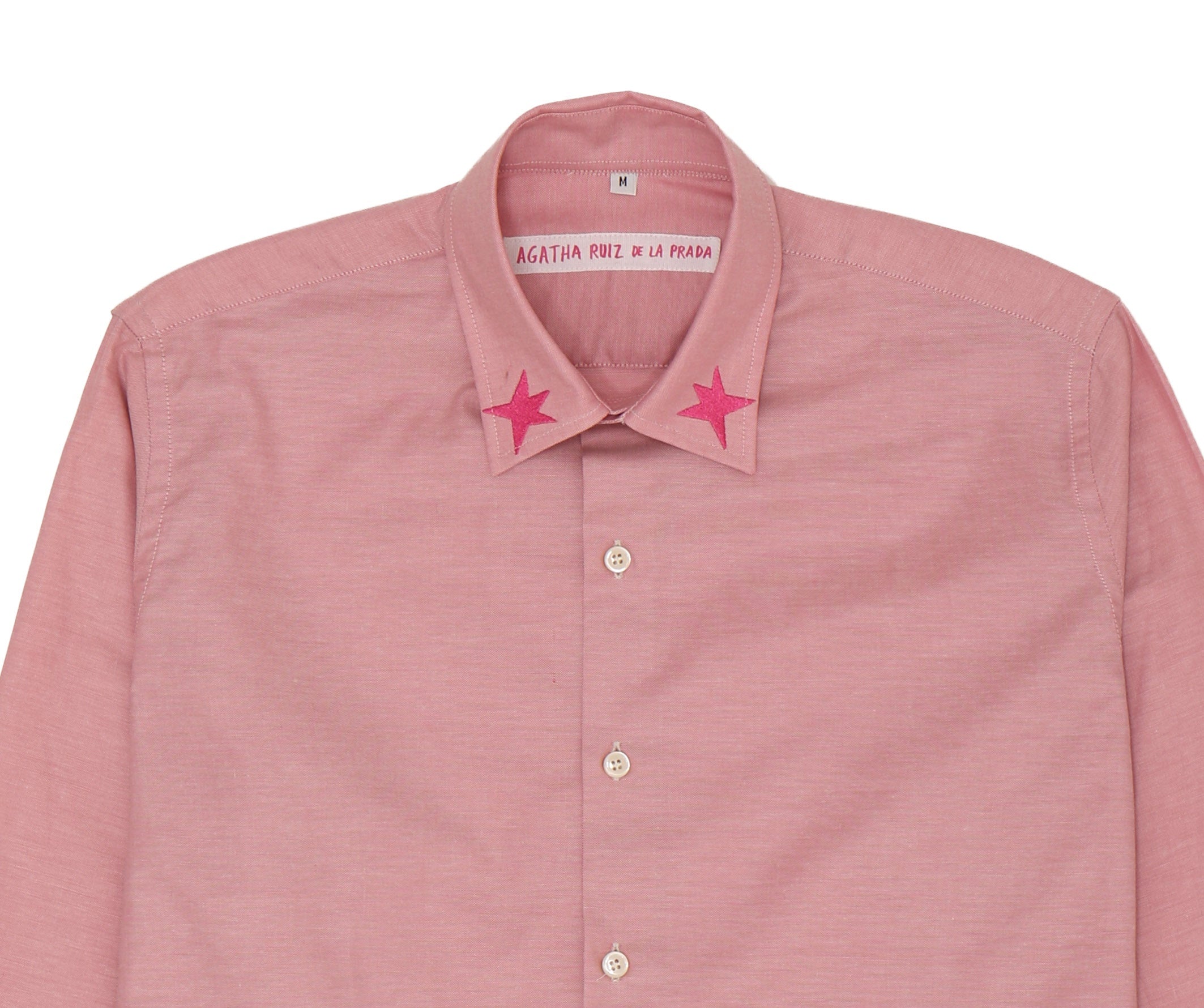CAMISA HOMBRE ROSA OXFORD