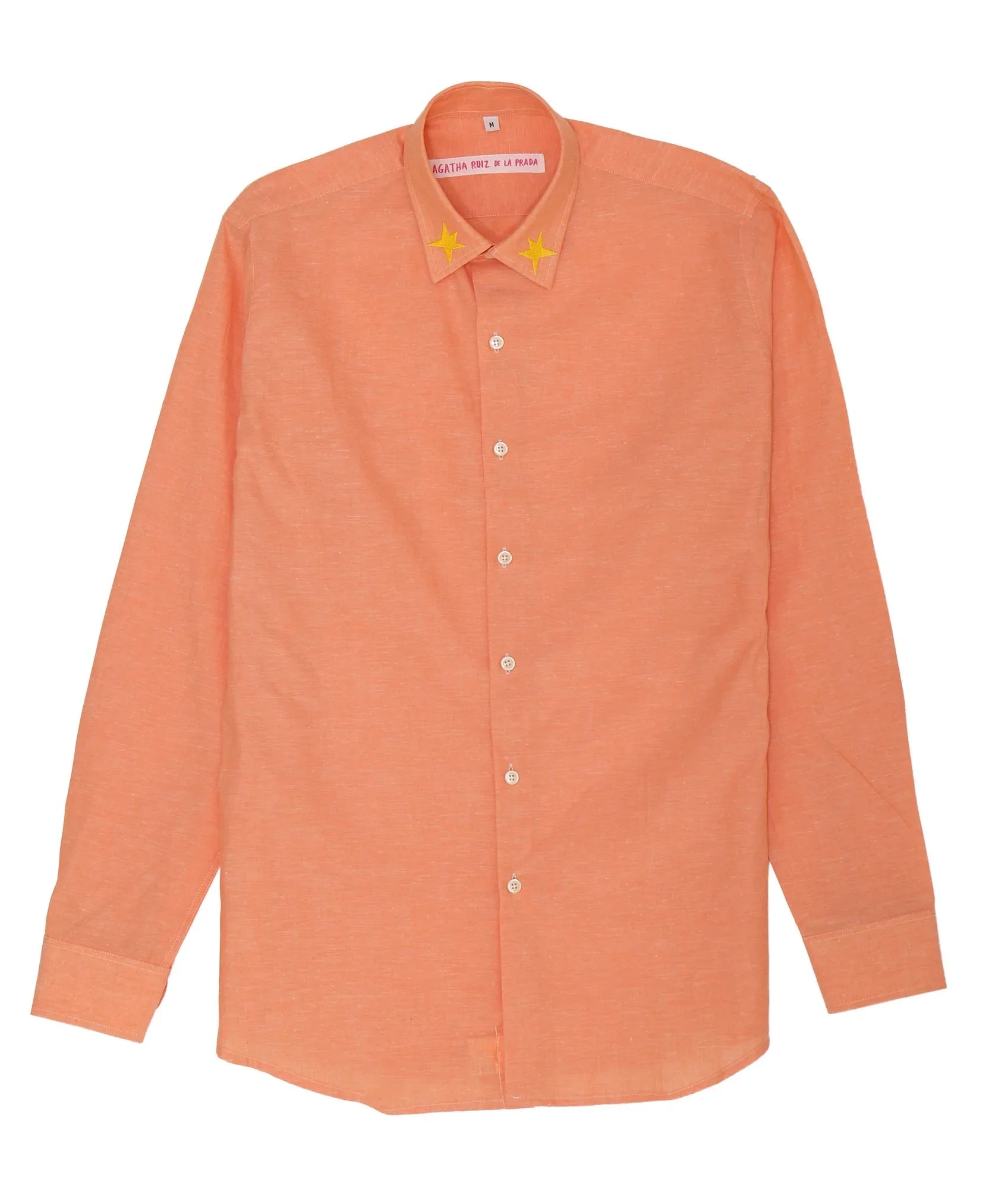 CAMISA HOMBRE NARANJA LINO - Agatha Ruiz de la Prada