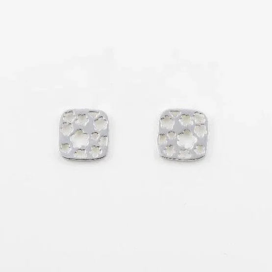 PENDIENTE CUADRADO NUBES - Agatha Ruiz de la Prada