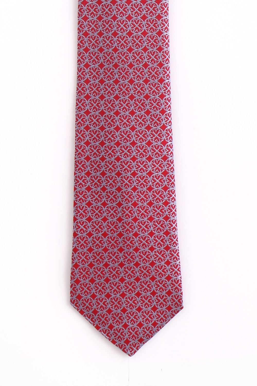 CORBATA SEDA ROJA ESTRECHA