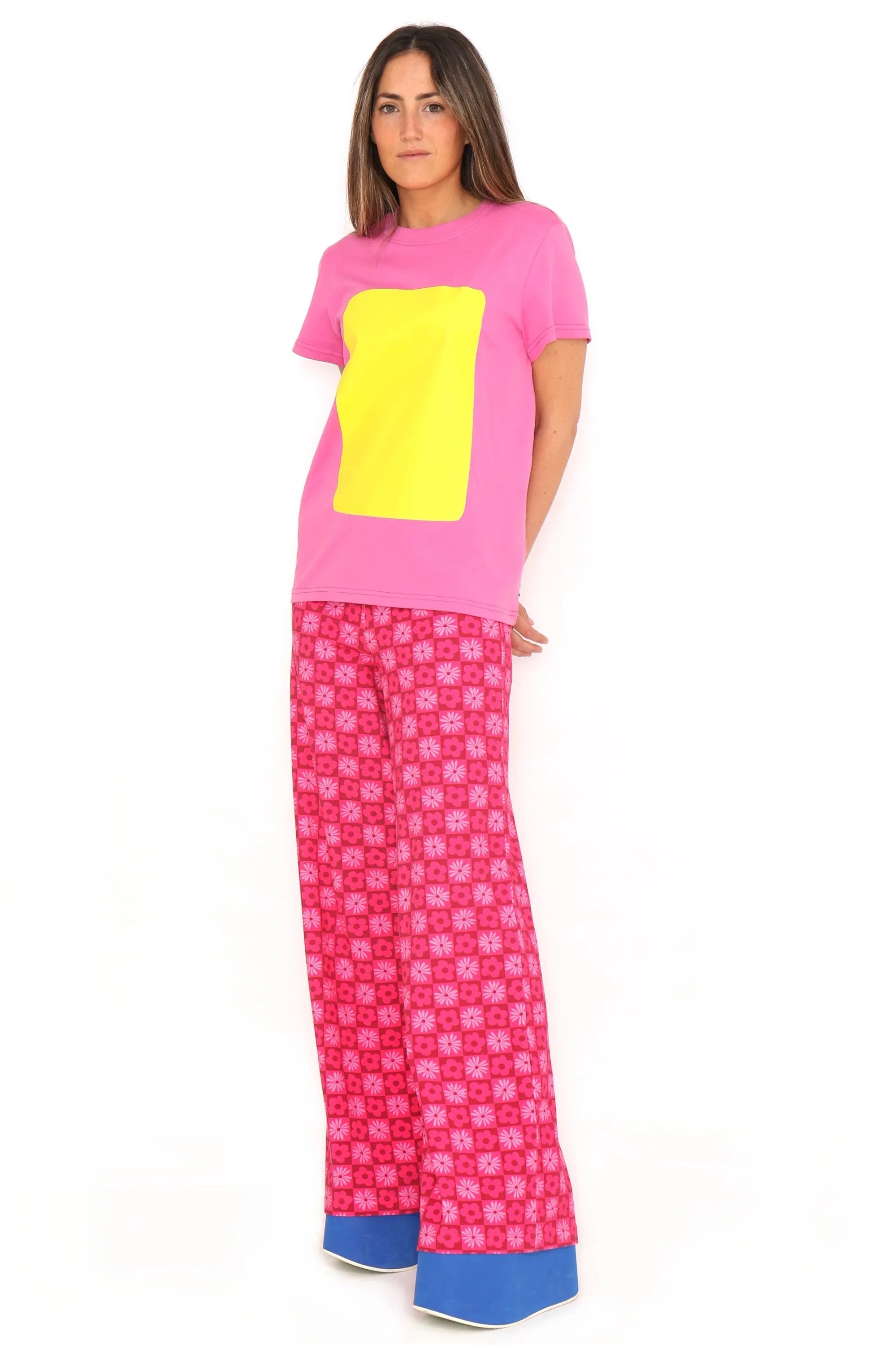 CAMISETA CUADRO AMARILLO - Agatha Ruiz de la Prada