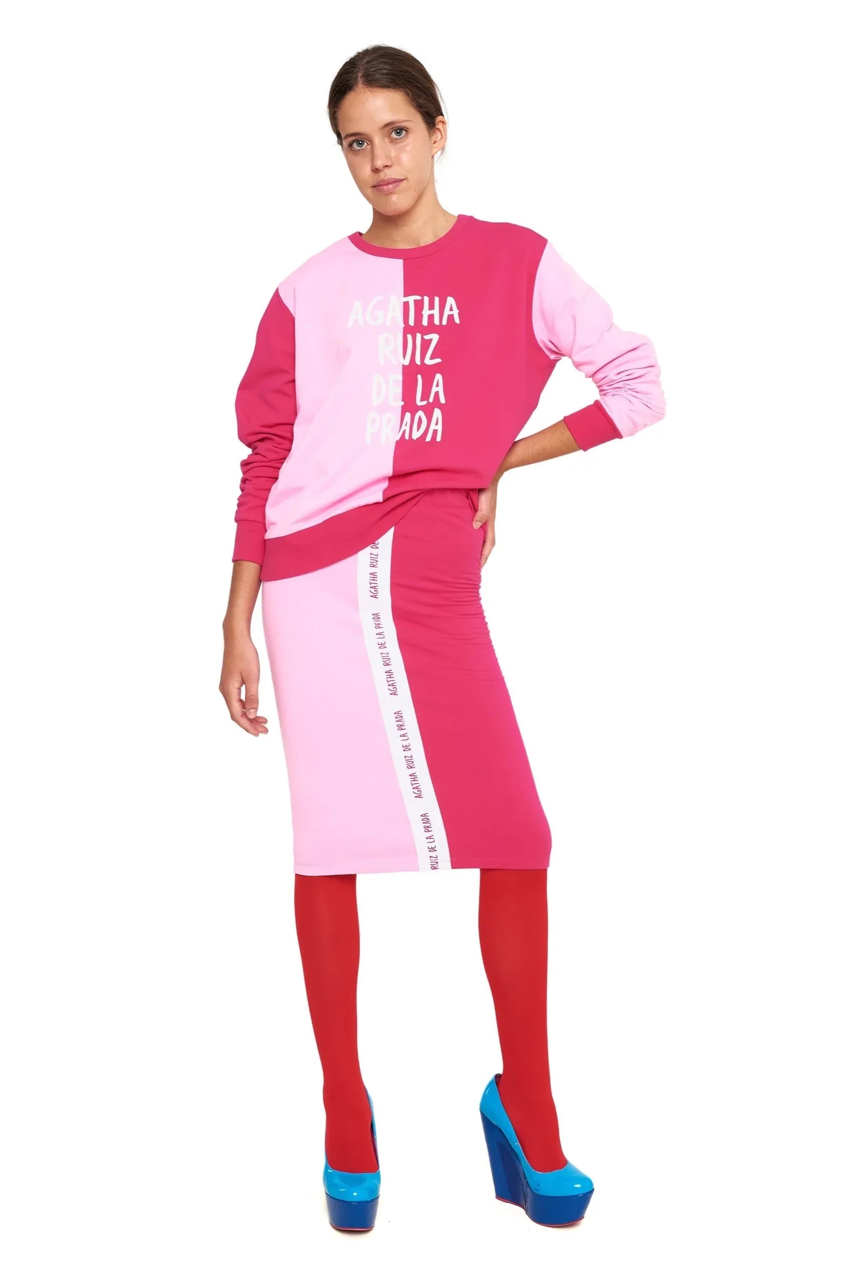 FALDA BICOLOR ROSA/FUCSIA - Agatha Ruiz de la Prada