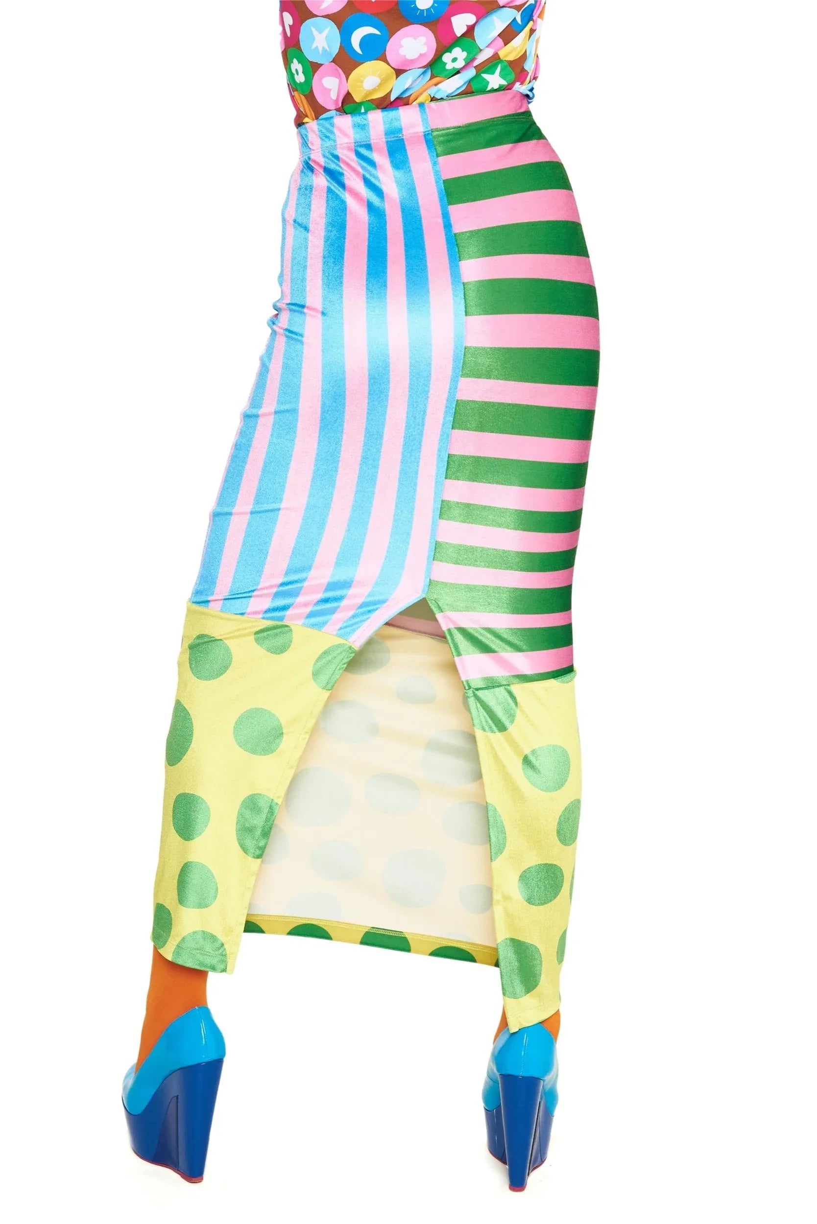 FALDA LARGA TOPOS/RAYAS - Agatha Ruiz de la Prada