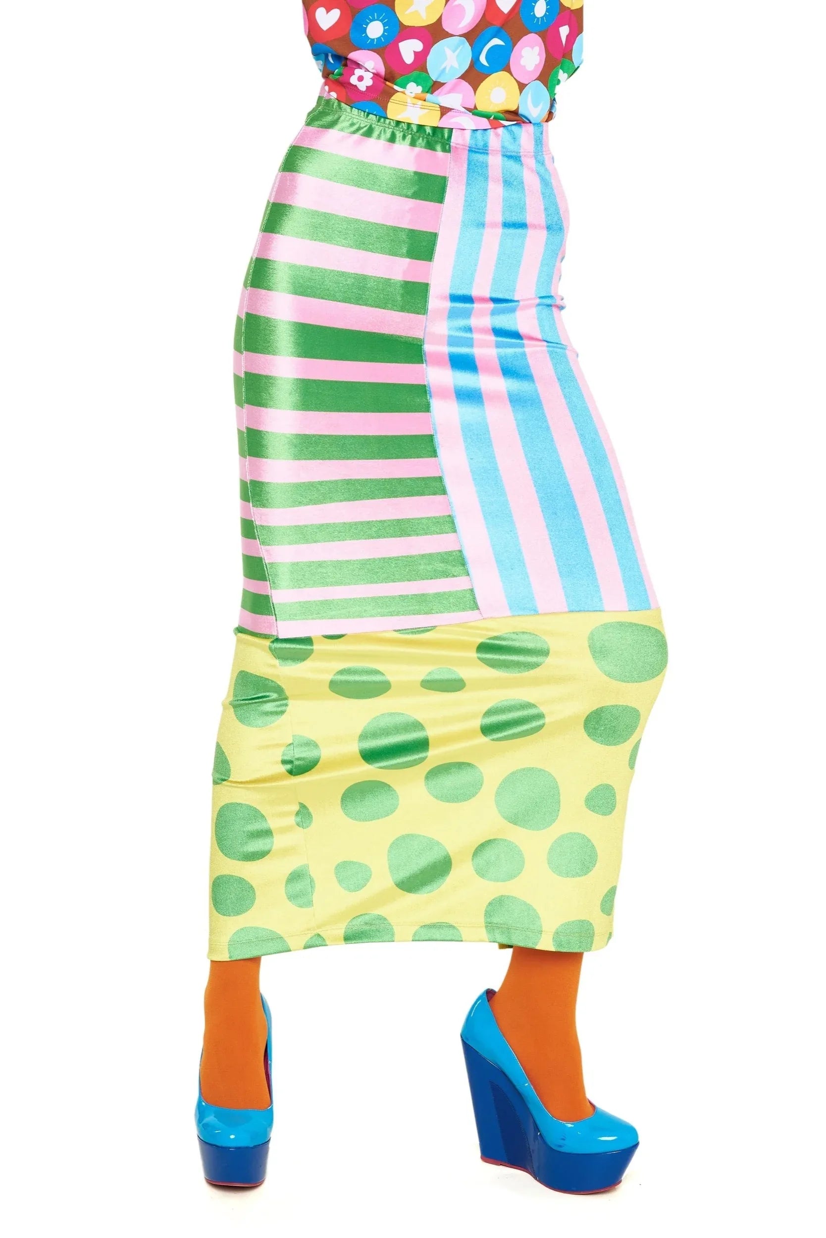 FALDA LARGA TOPOS/RAYAS - Agatha Ruiz de la Prada