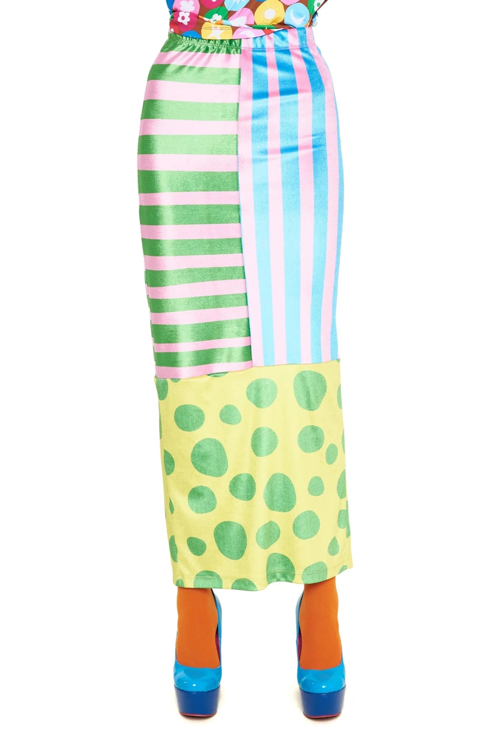 FALDA LARGA TOPOS/RAYAS - Agatha Ruiz de la Prada