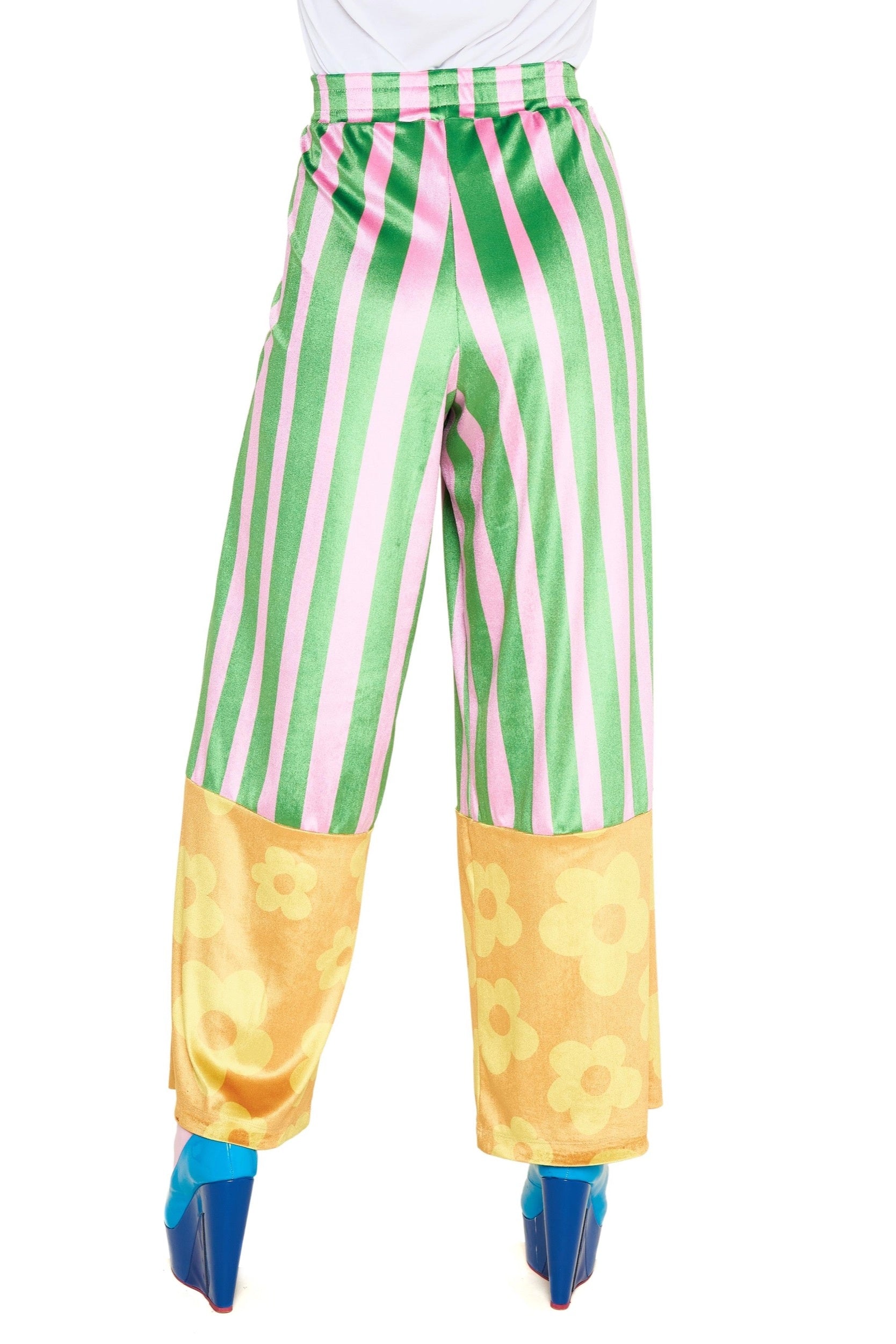 PANTALON RAYAS/FLORES