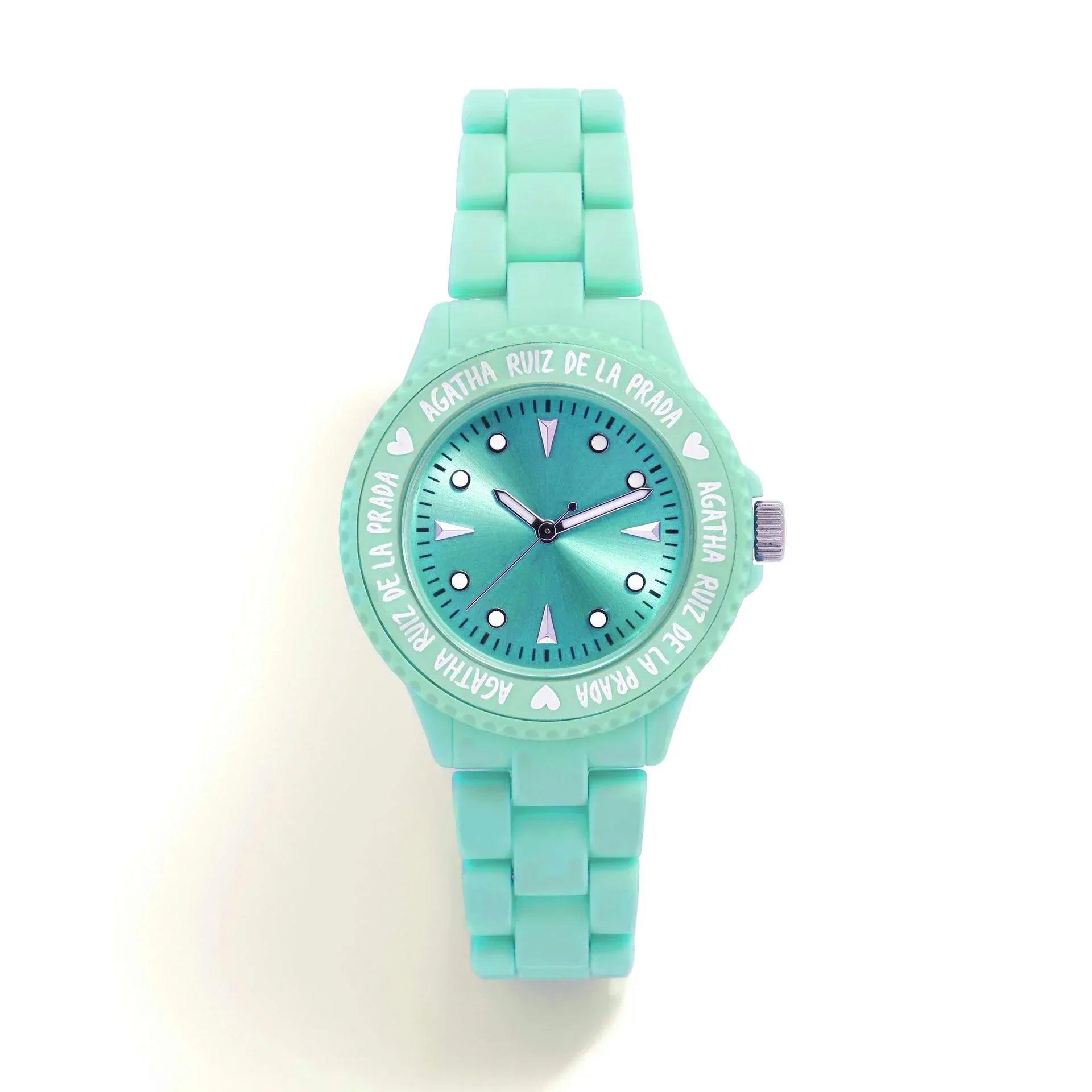 RELOJ PLASTICO VERDE - Agatha Ruiz de la Prada