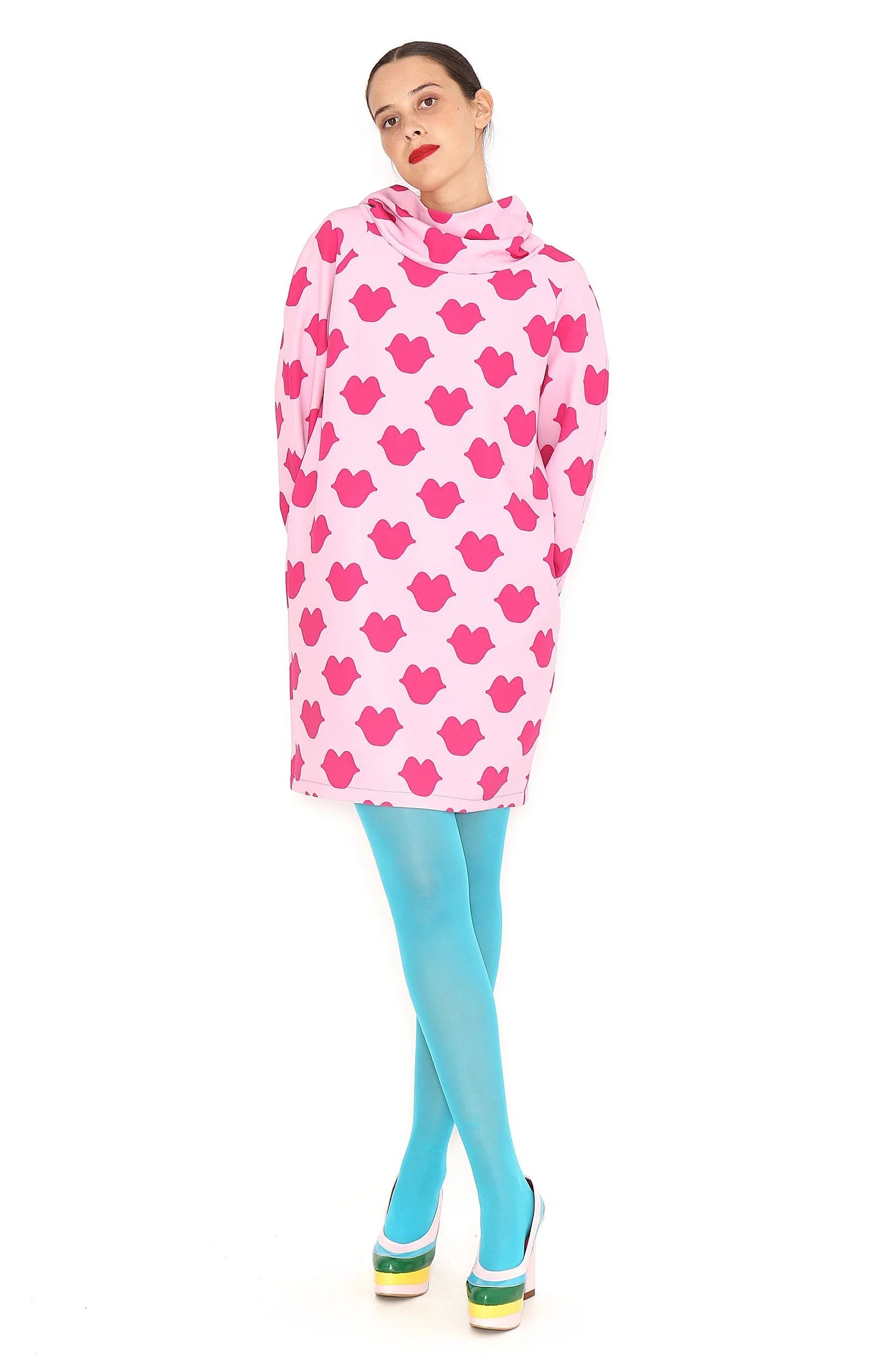 VESTIDO BESOS CUELLO - Agatha Ruiz de la Prada