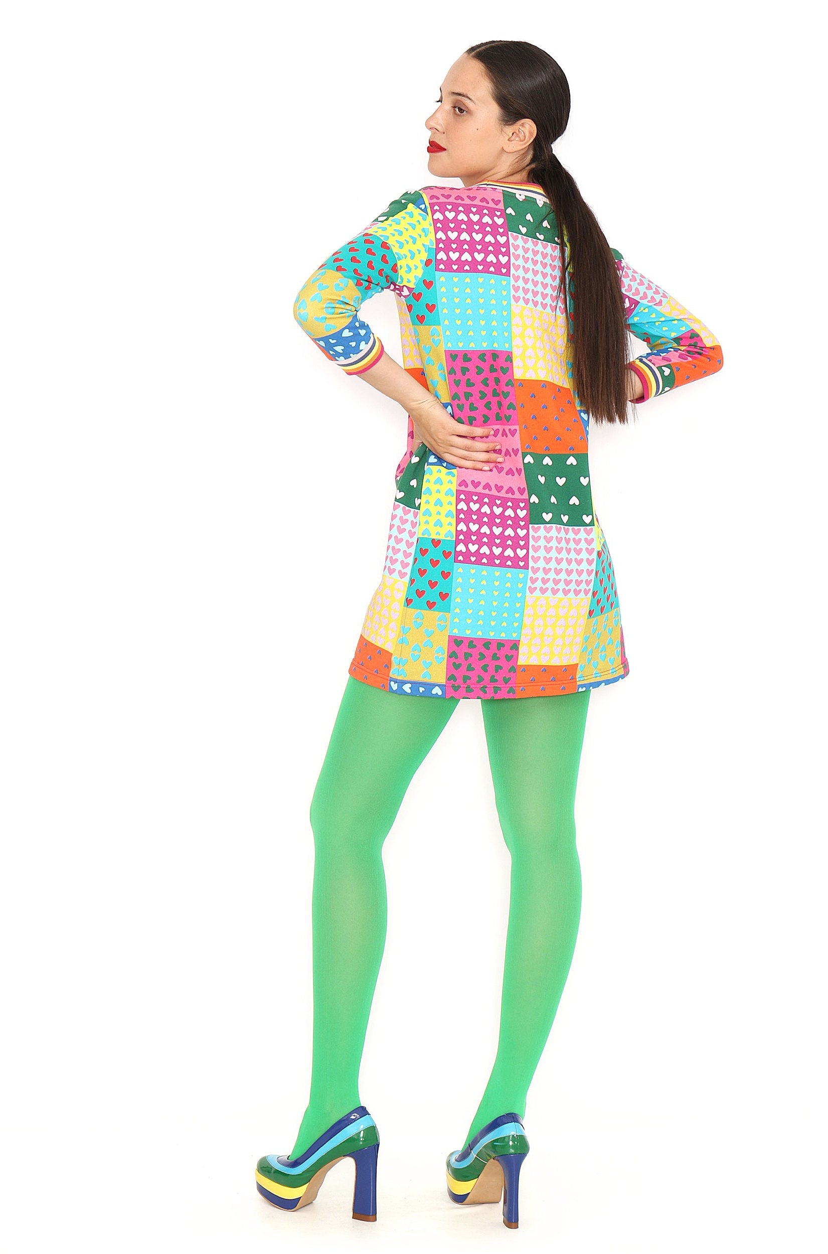 VESTIDO MUTICOLOR PATCHWORK