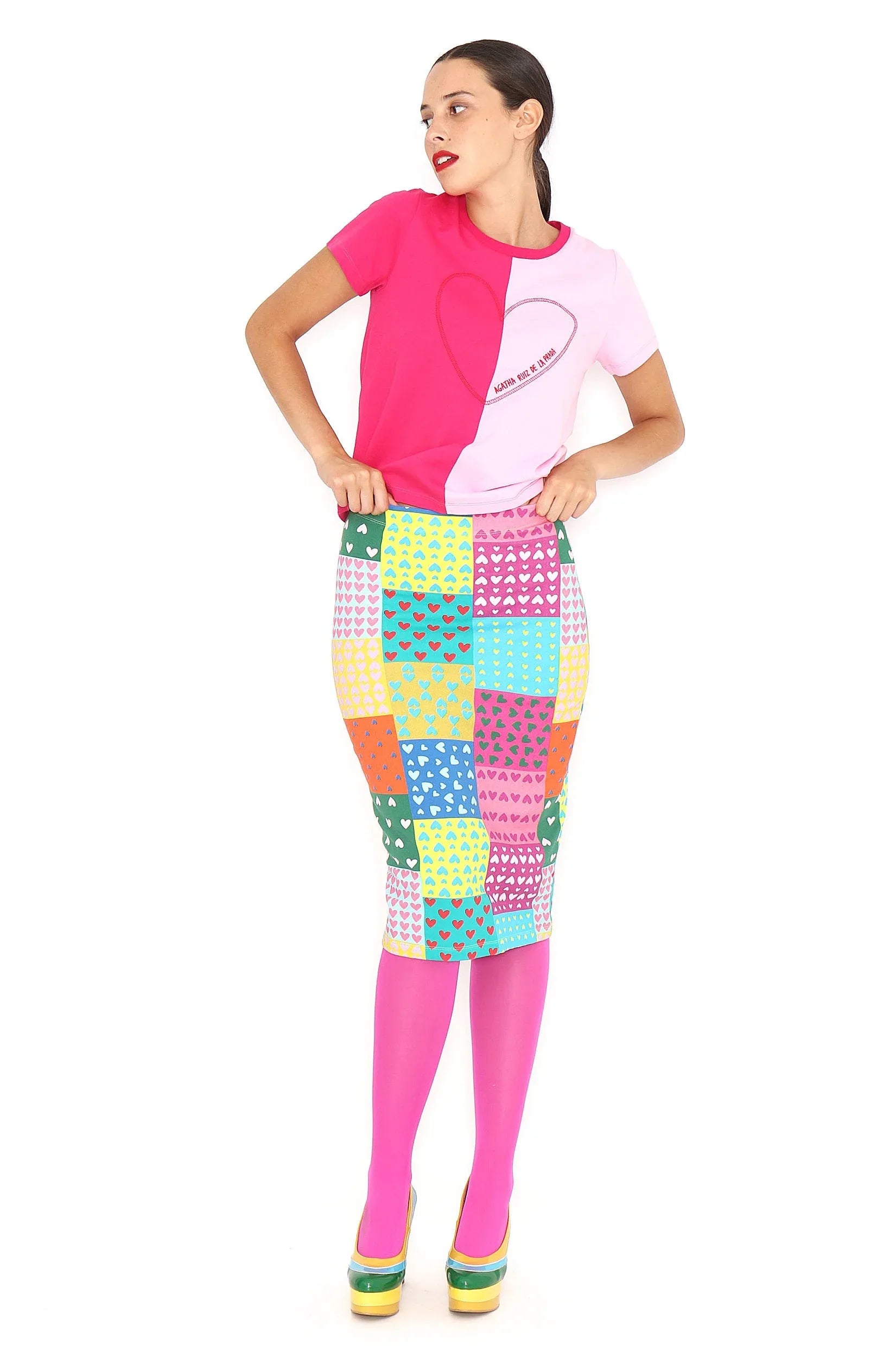FALDA LAPIZ PATCHWORK - Agatha Ruiz de la Prada