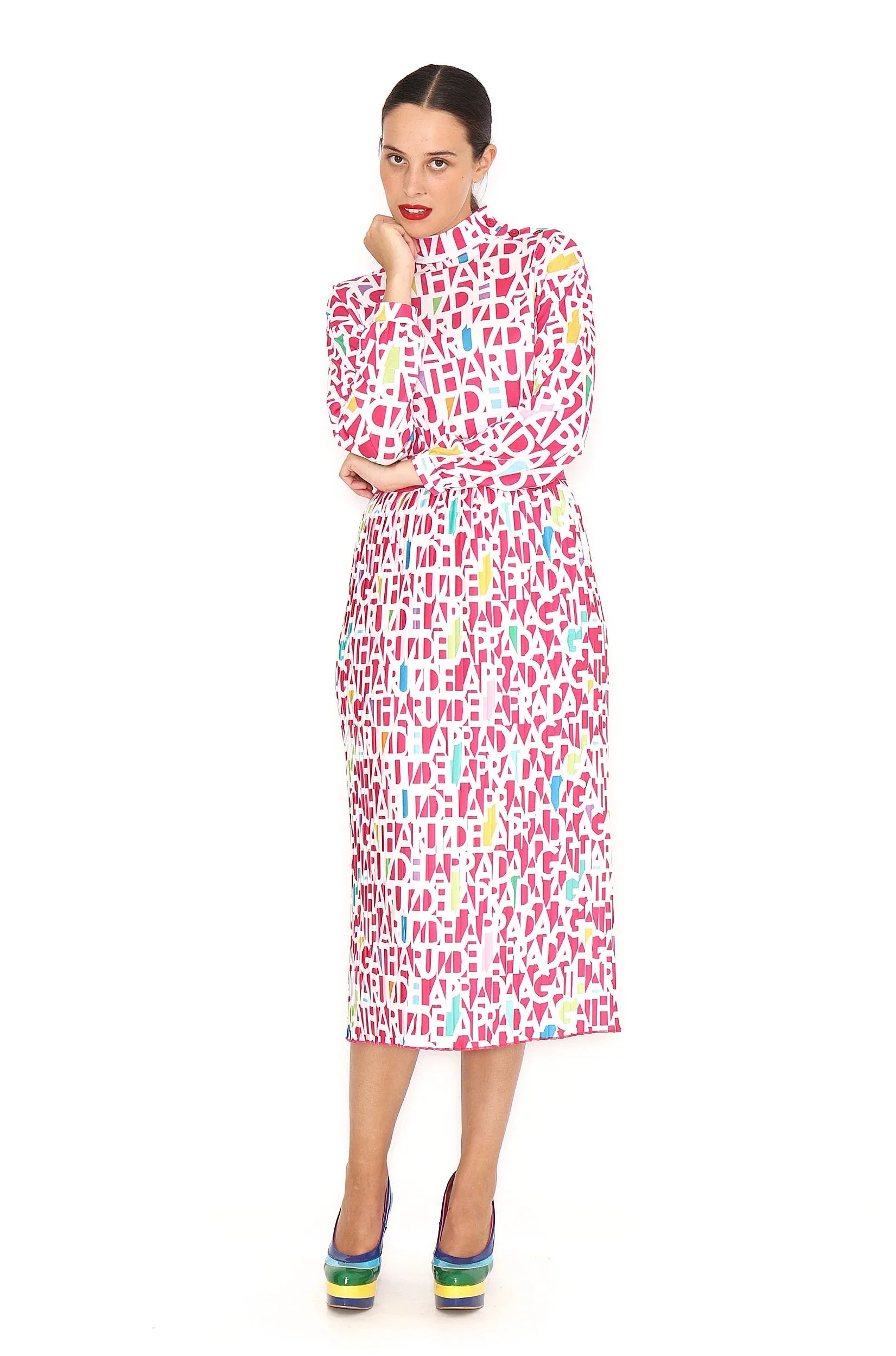 FALDA PLISADA LETRAS - Agatha Ruiz de la Prada