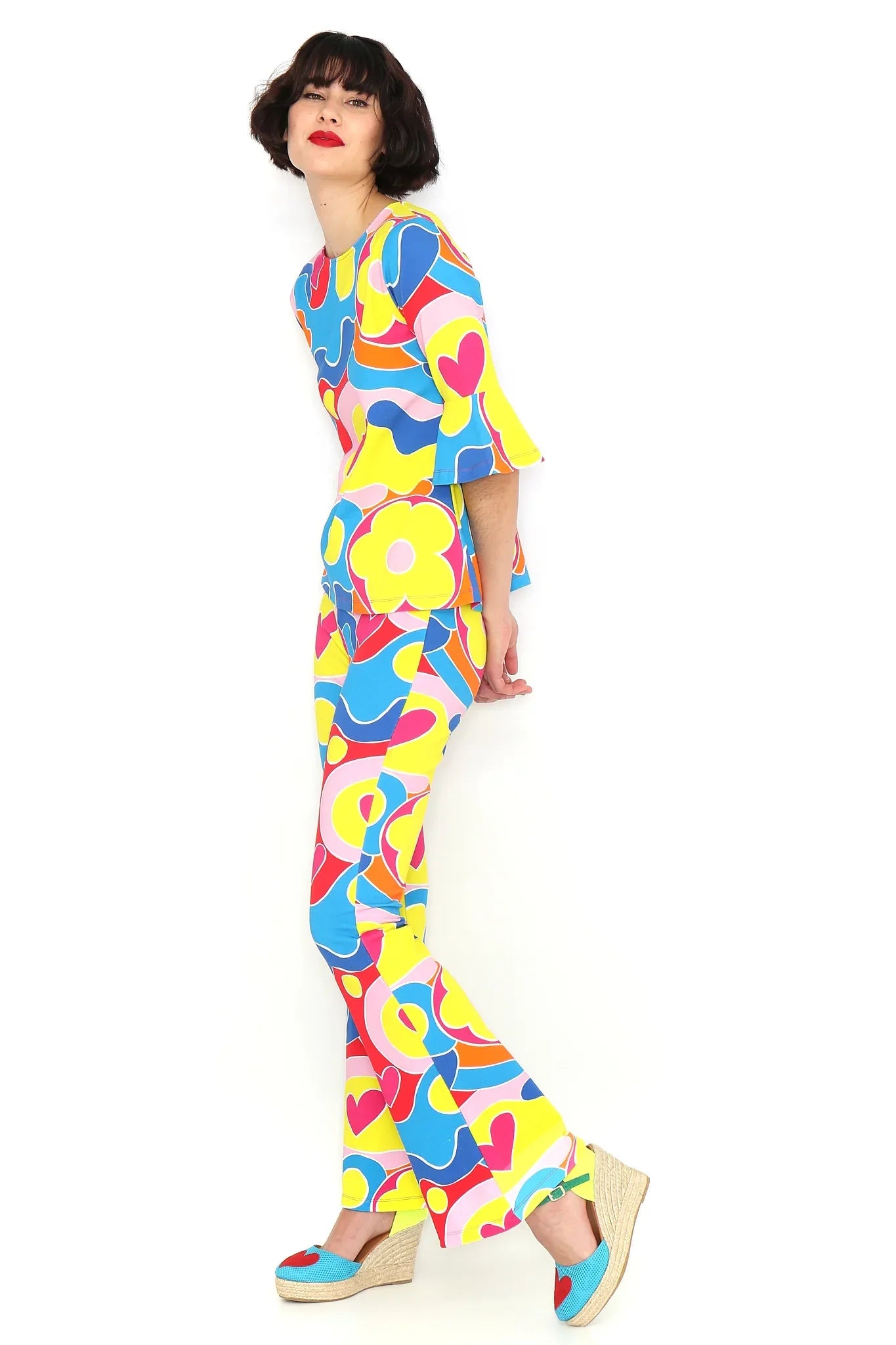 CAMISETA ESTAMPADA MANGA FRANCESA - Agatha Ruiz de la Prada