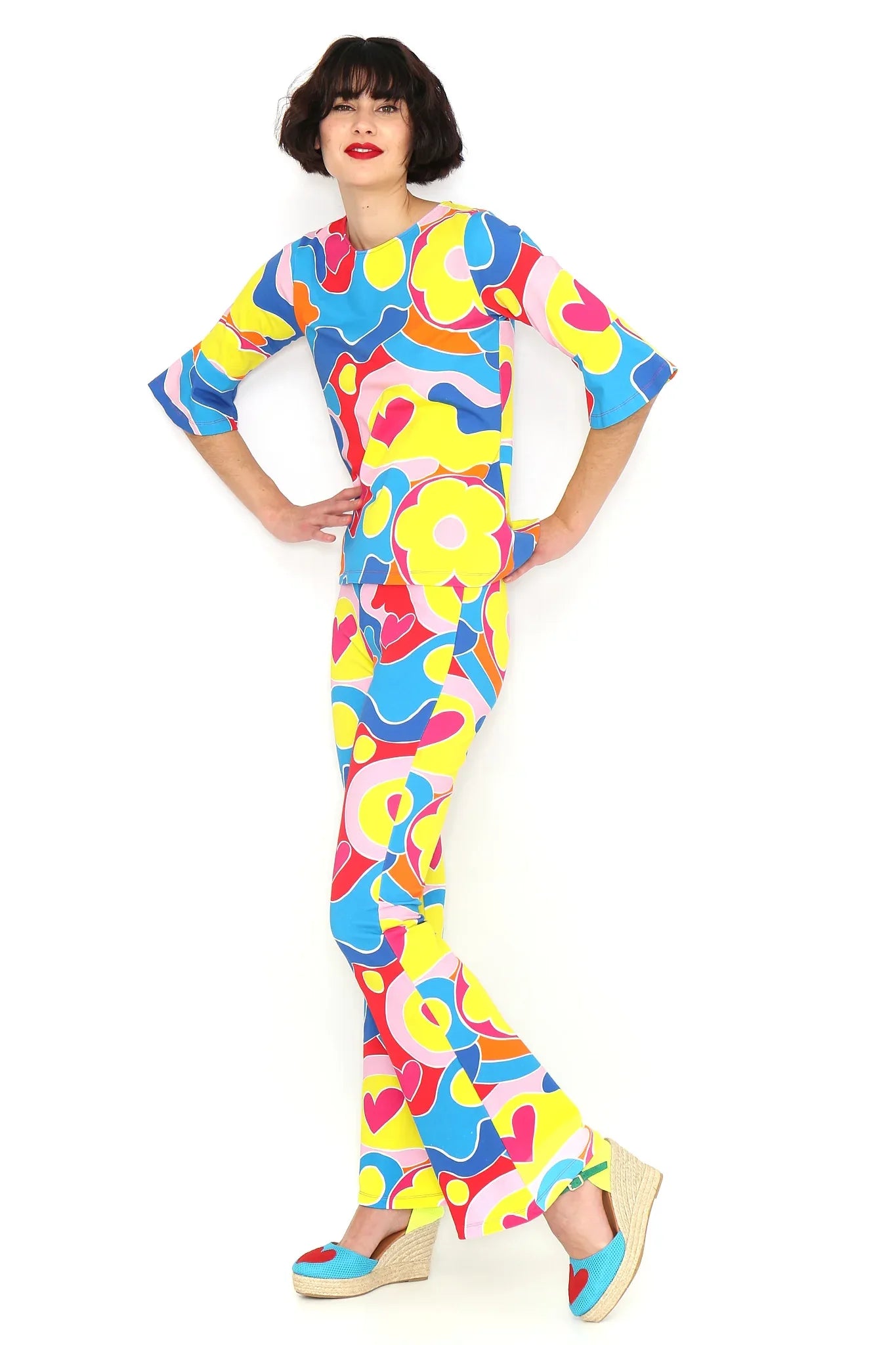 CAMISETA ESTAMPADA MANGA FRANCESA - Agatha Ruiz de la Prada