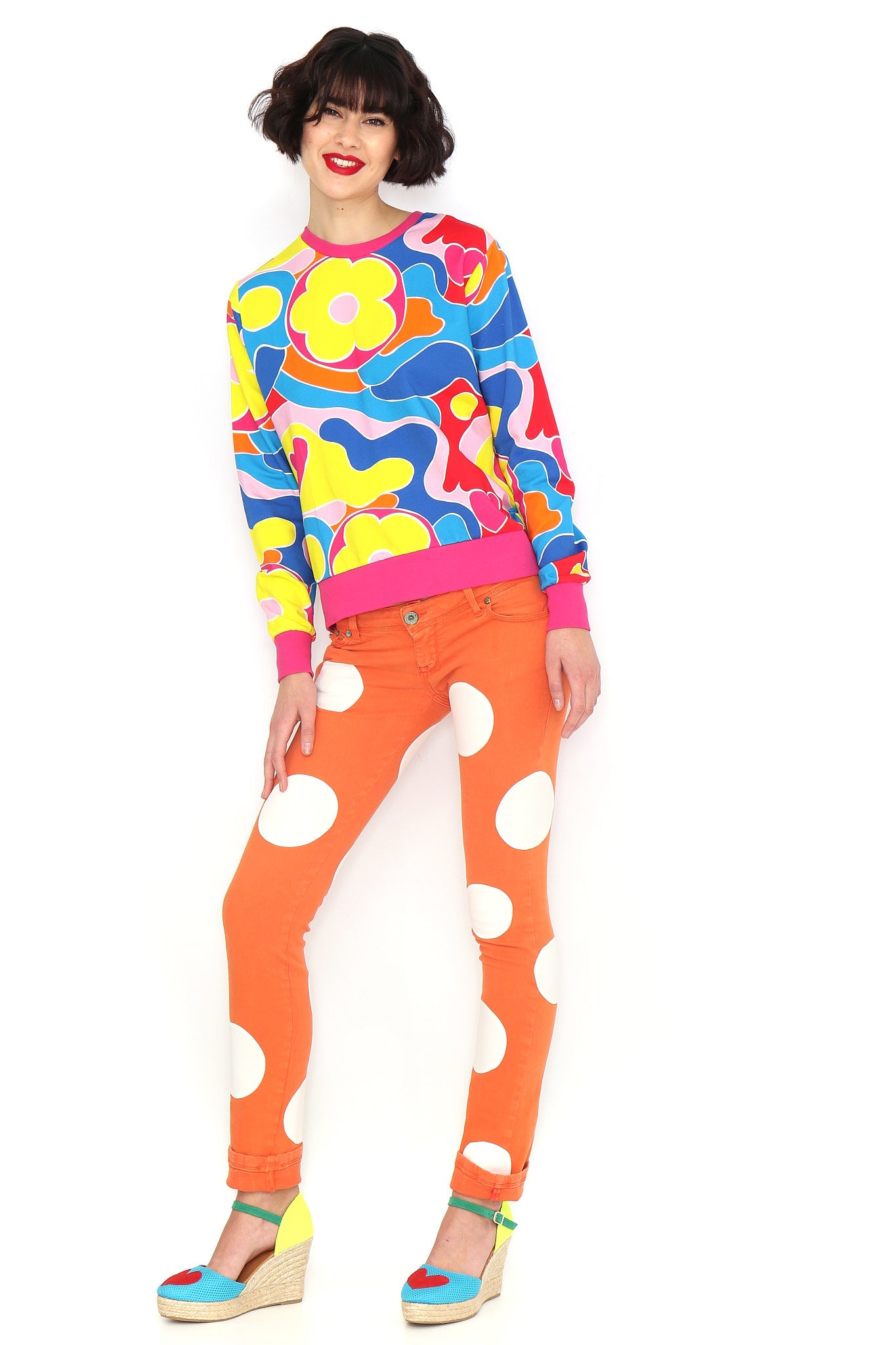 SUDADERA ESTAMPADO MULTICOLOR