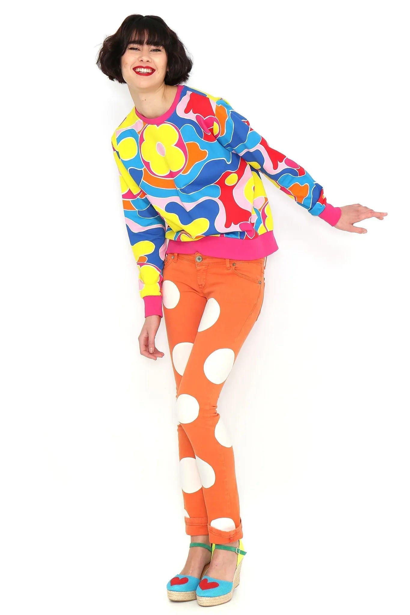 SUDADERA ESTAMPADO MULTICOLOR - Agatha Ruiz de la Prada