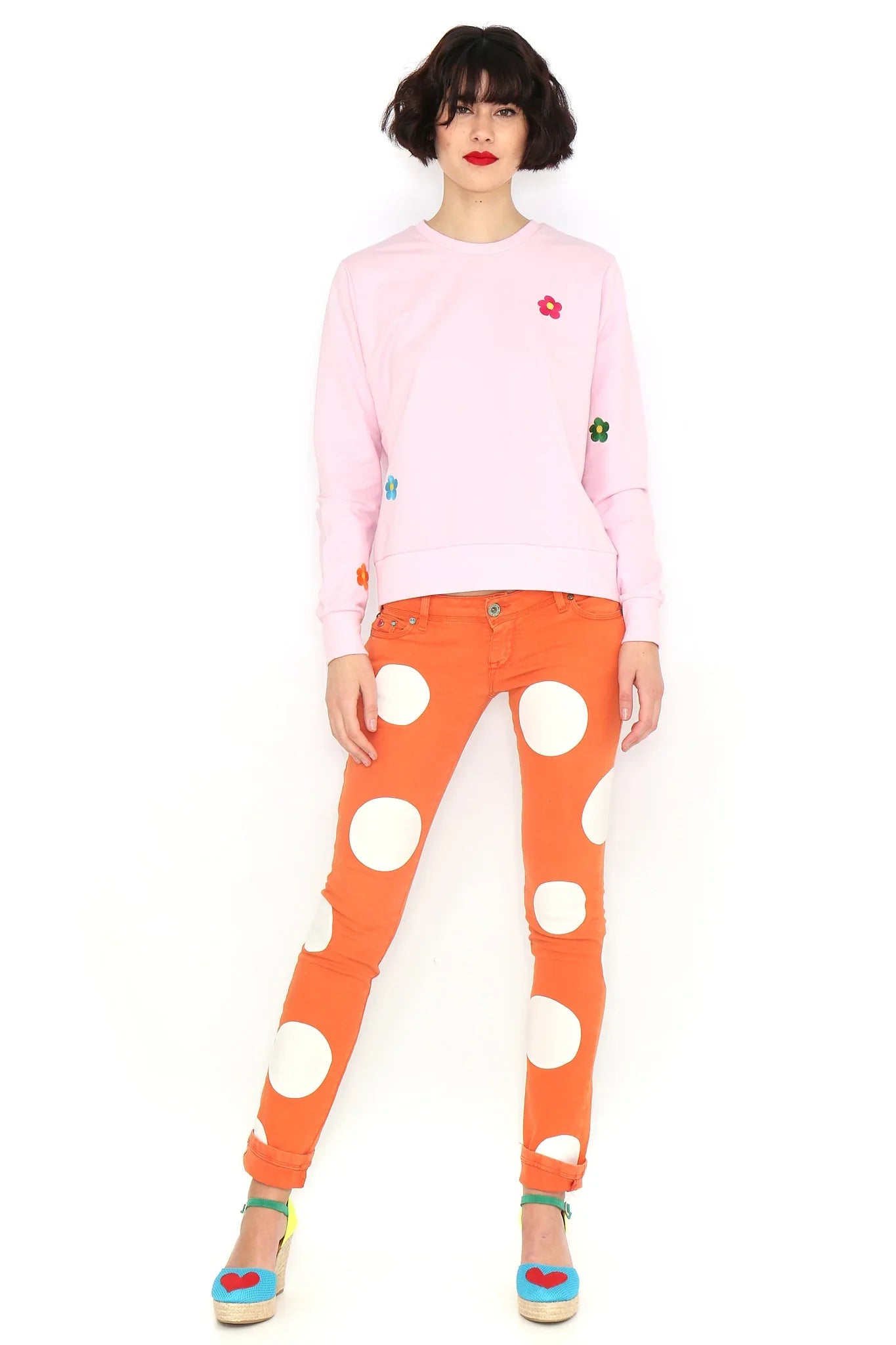 SUDADERA BASICA ROSA - Agatha Ruiz de la Prada