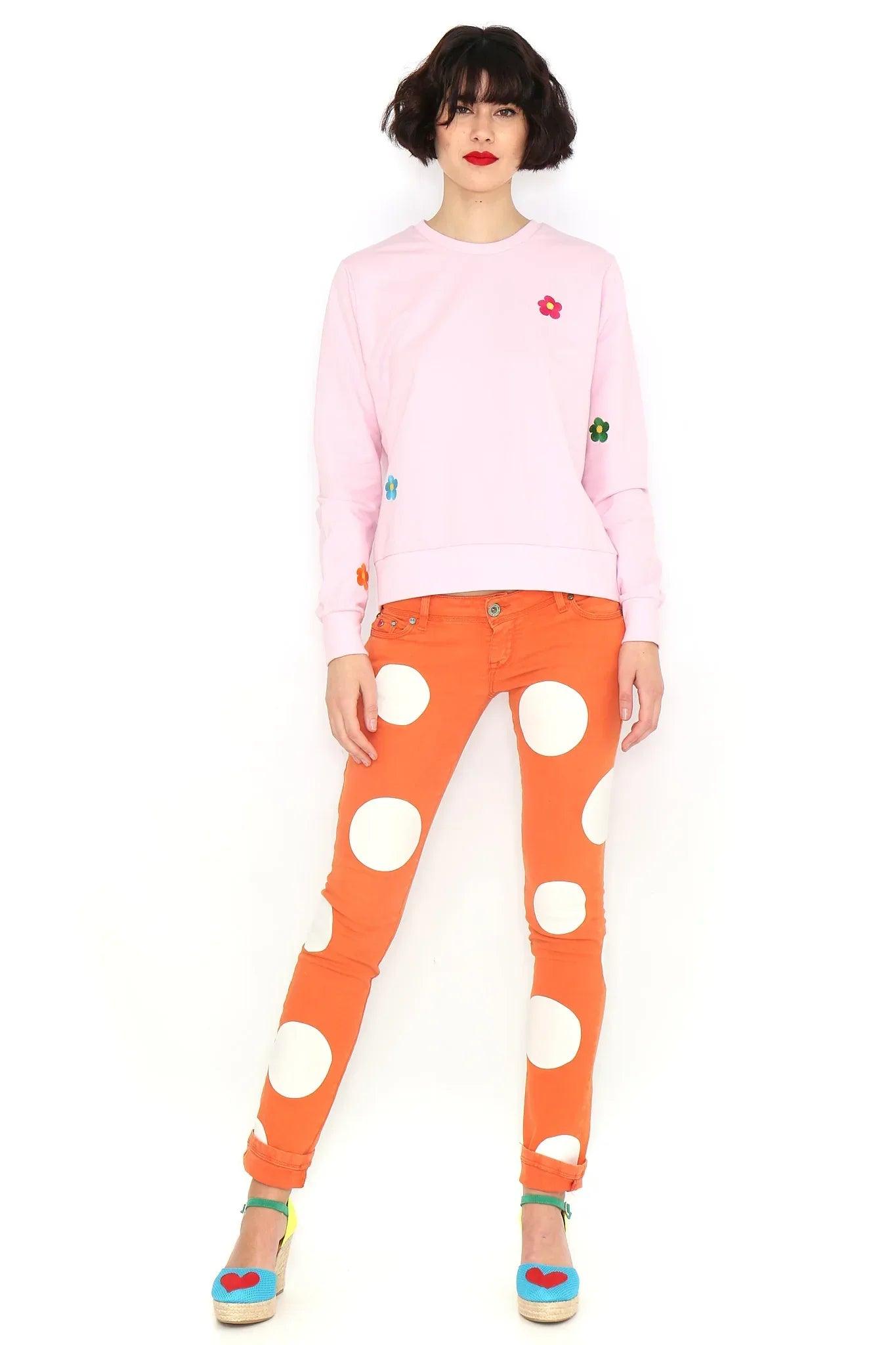 SUDADERA BASICA ROSA - Agatha Ruiz de la Prada