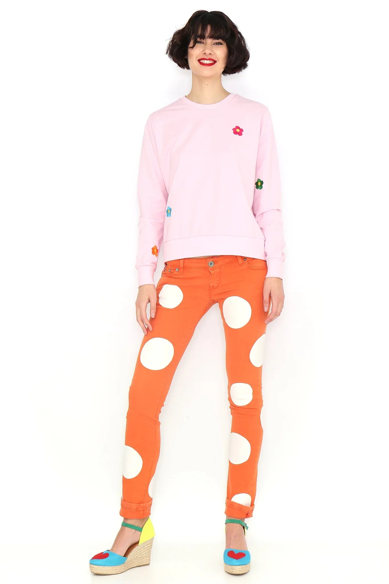 SUDADERA BASICA ROSA - Agatha Ruiz de la Prada