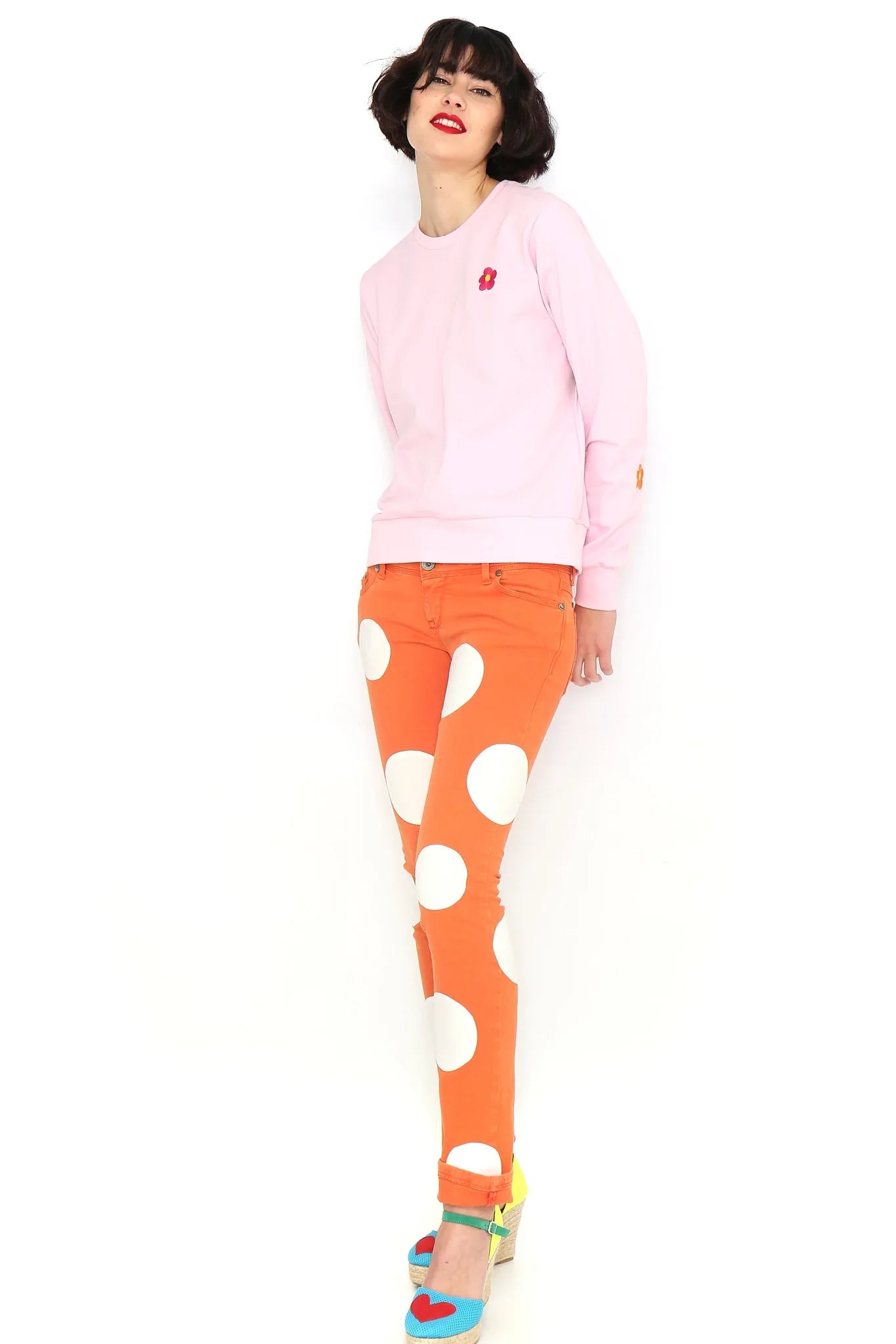 SUDADERA BASICA ROSA - Agatha Ruiz de la Prada
