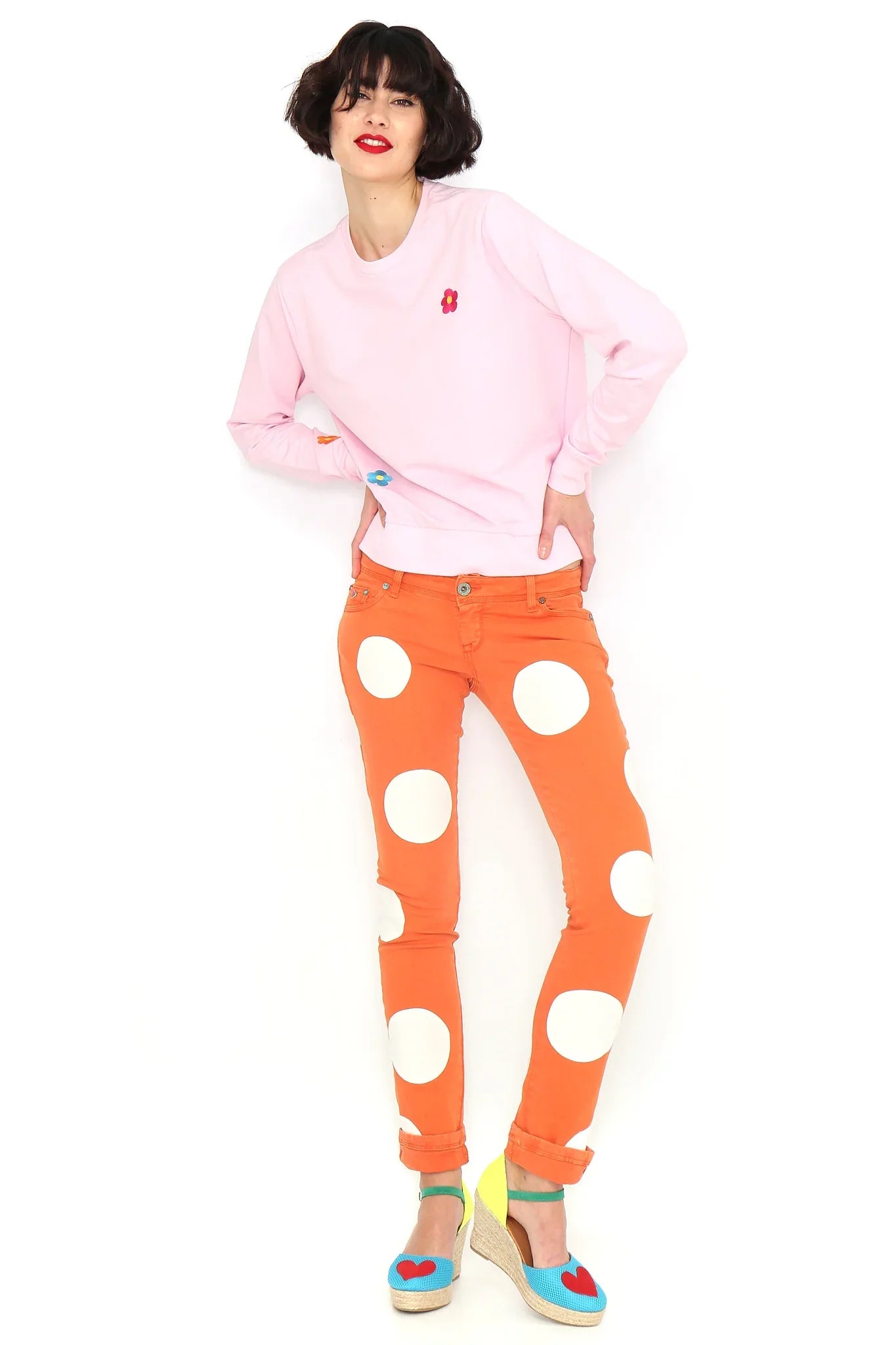 SUDADERA BASICA ROSA - Agatha Ruiz de la Prada