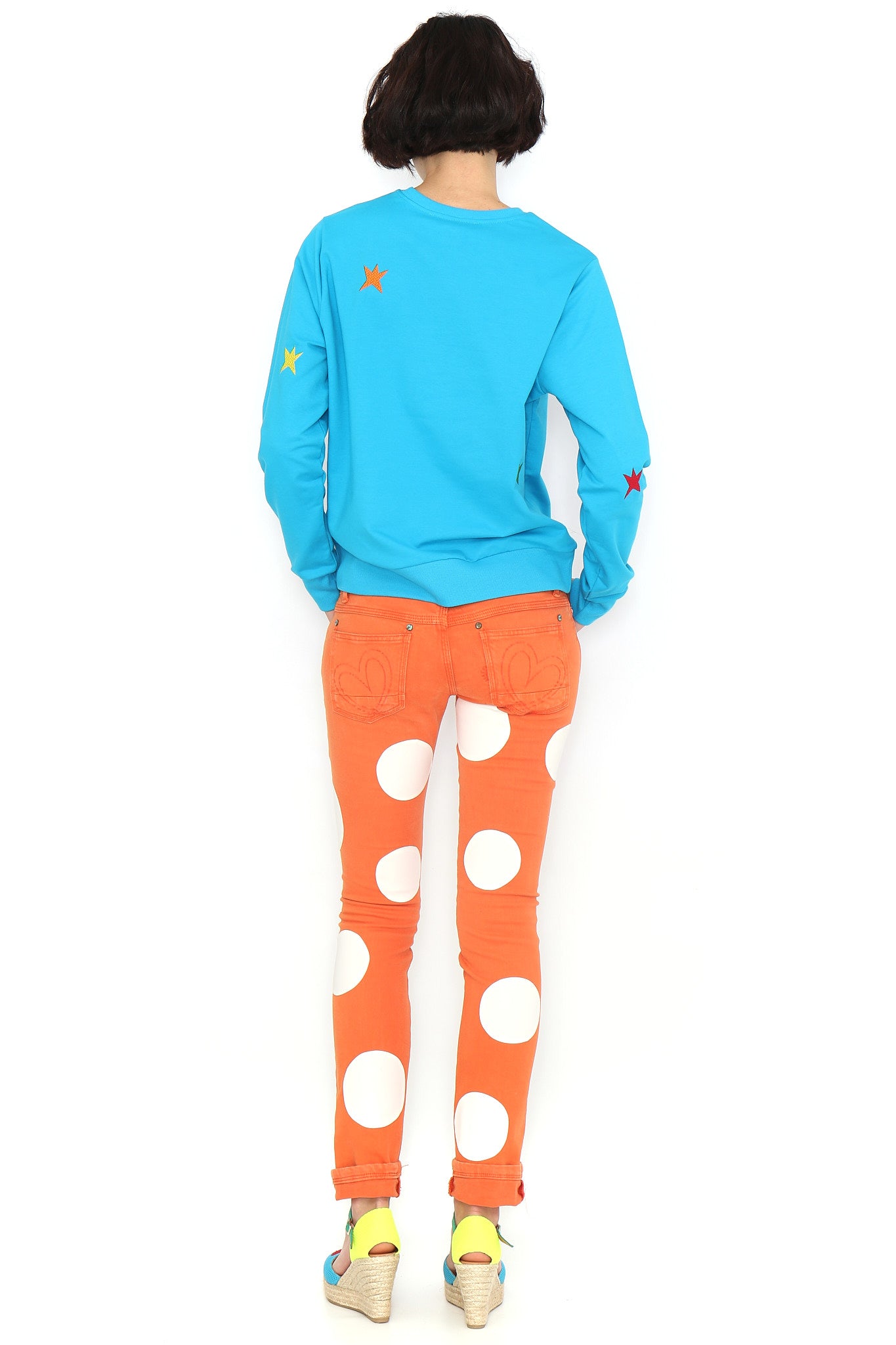 SUDADERA BASICA TURQUESA - Agatha Ruiz de la Prada