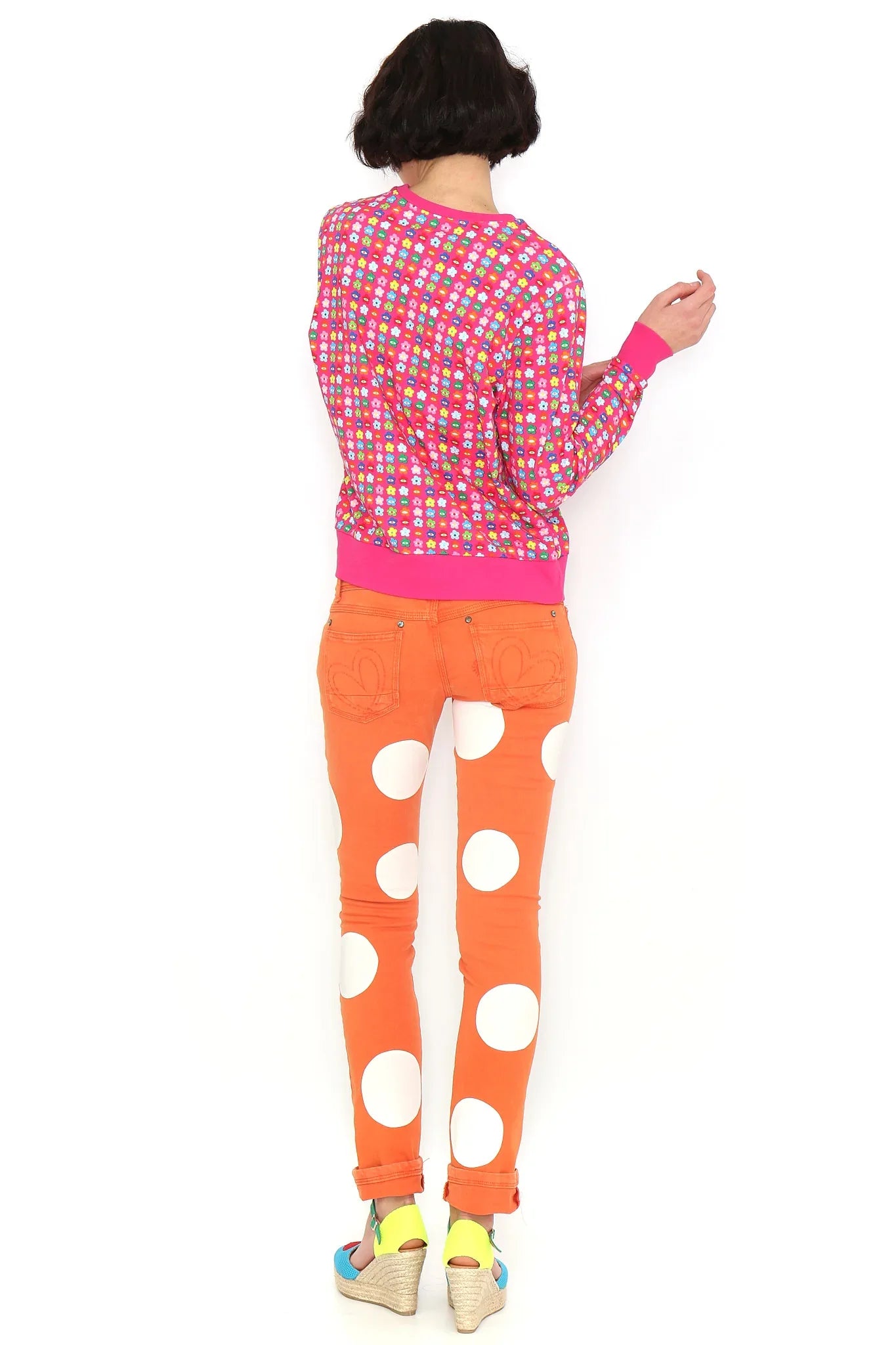 SUDADERA ESTAMPADA FUCSIA - Agatha Ruiz de la Prada