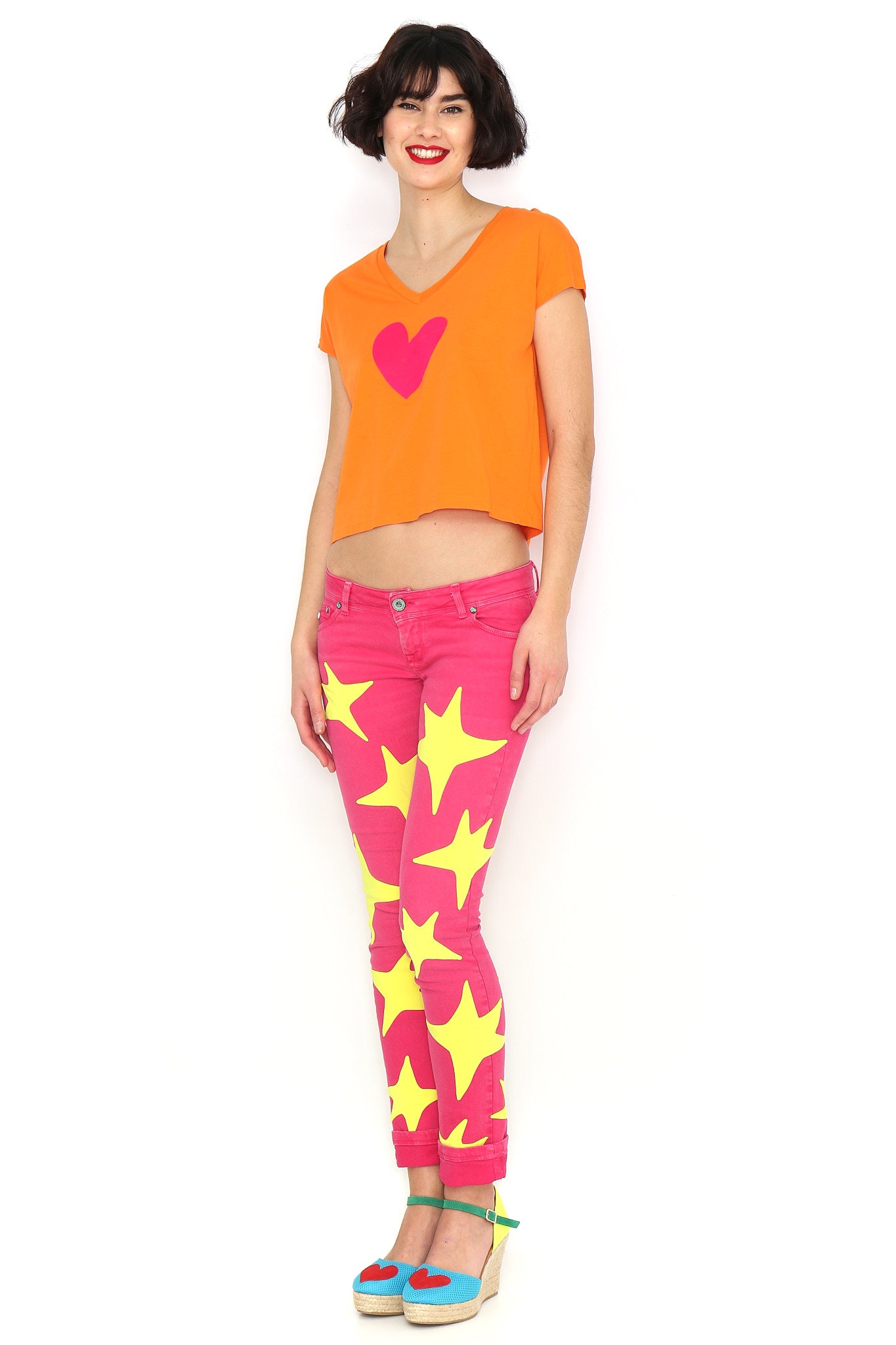 CAMISETA CORAZON FUCSIA - Agatha Ruiz de la Prada