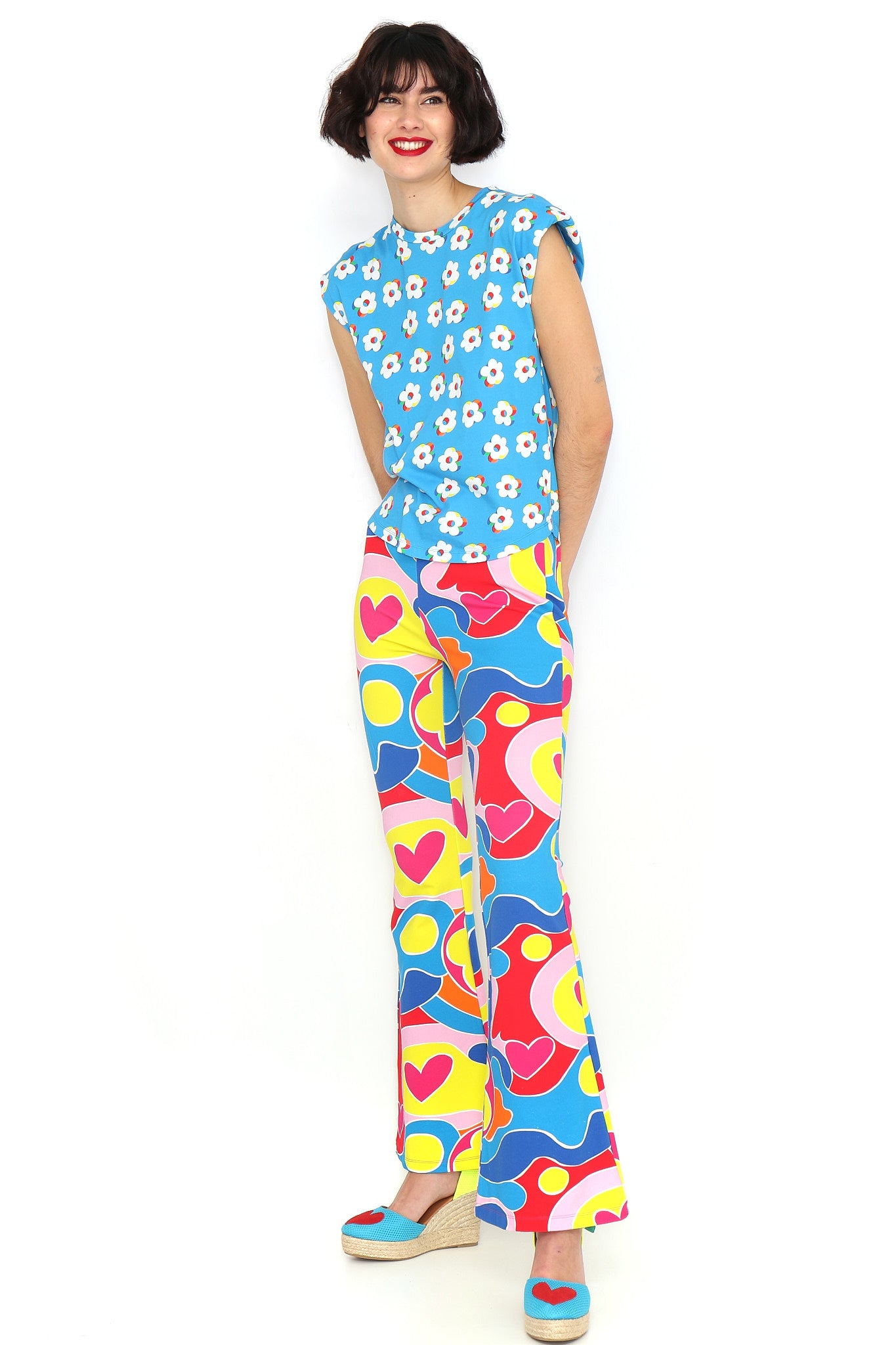 CAMISETA FLORES HOMBRERAS - Agatha Ruiz de la Prada