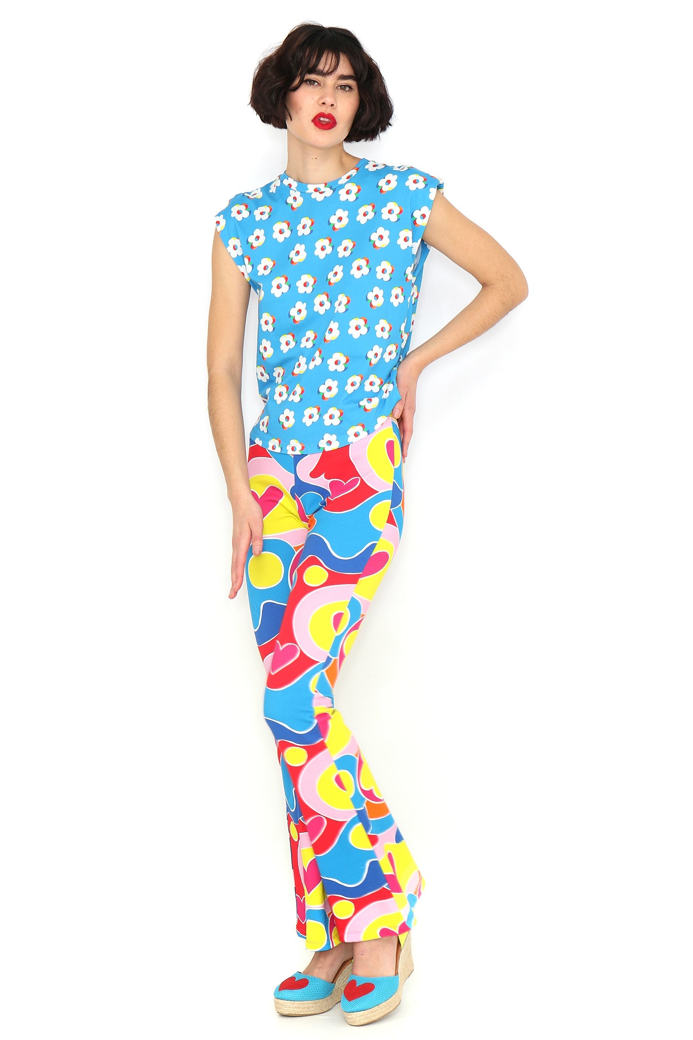 CAMISETA FLORES HOMBRERAS - Agatha Ruiz de la Prada