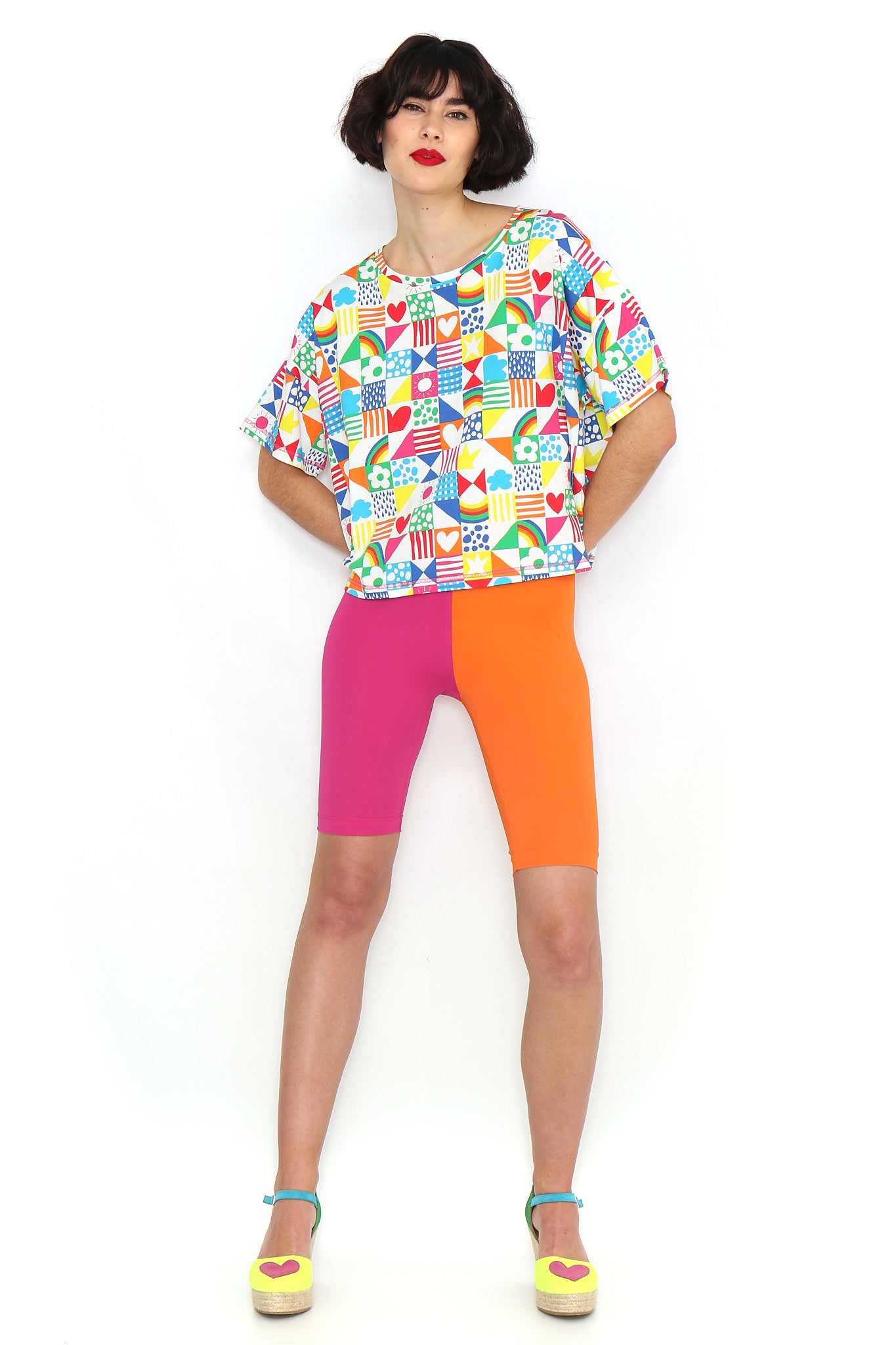 CAMISETA MULTICOLOR PATCH