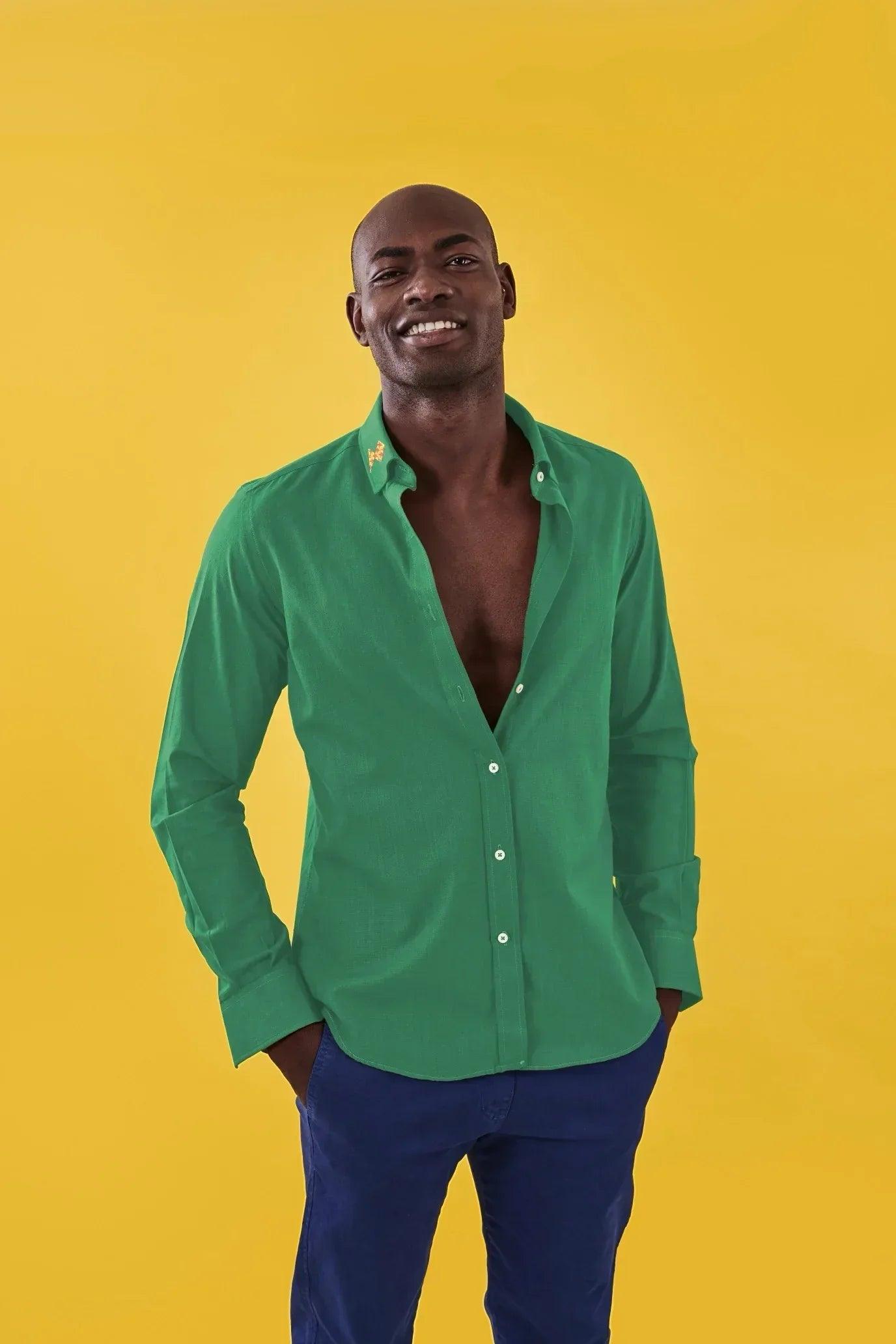green and yellow striped dress shirt MEN'S COLLAR Girl Gets Caught In It is a standard cap sleeve maxi dress? Size:18.5 34/35
