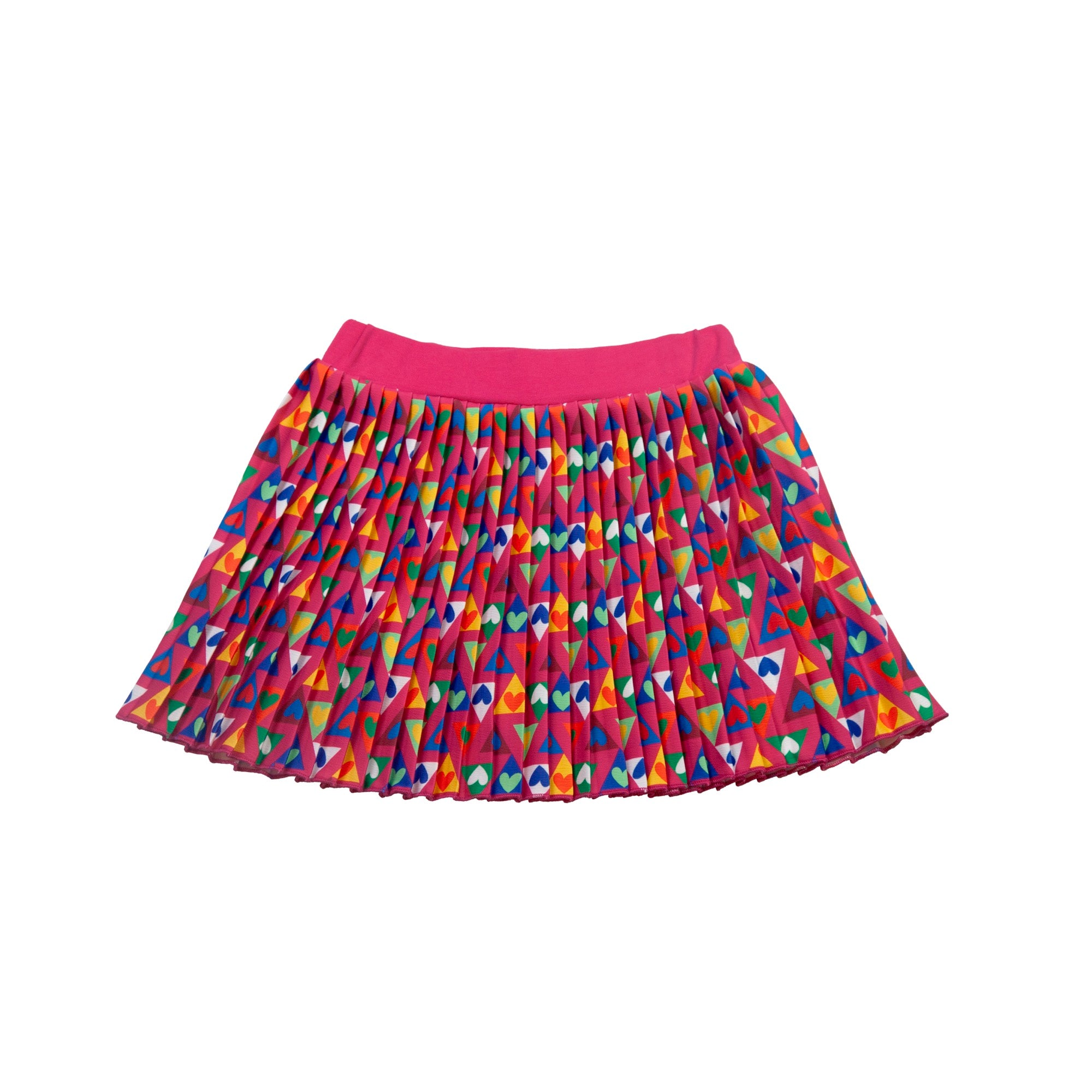 FALDA PLISADA MULTICOLOR ZIGZAG