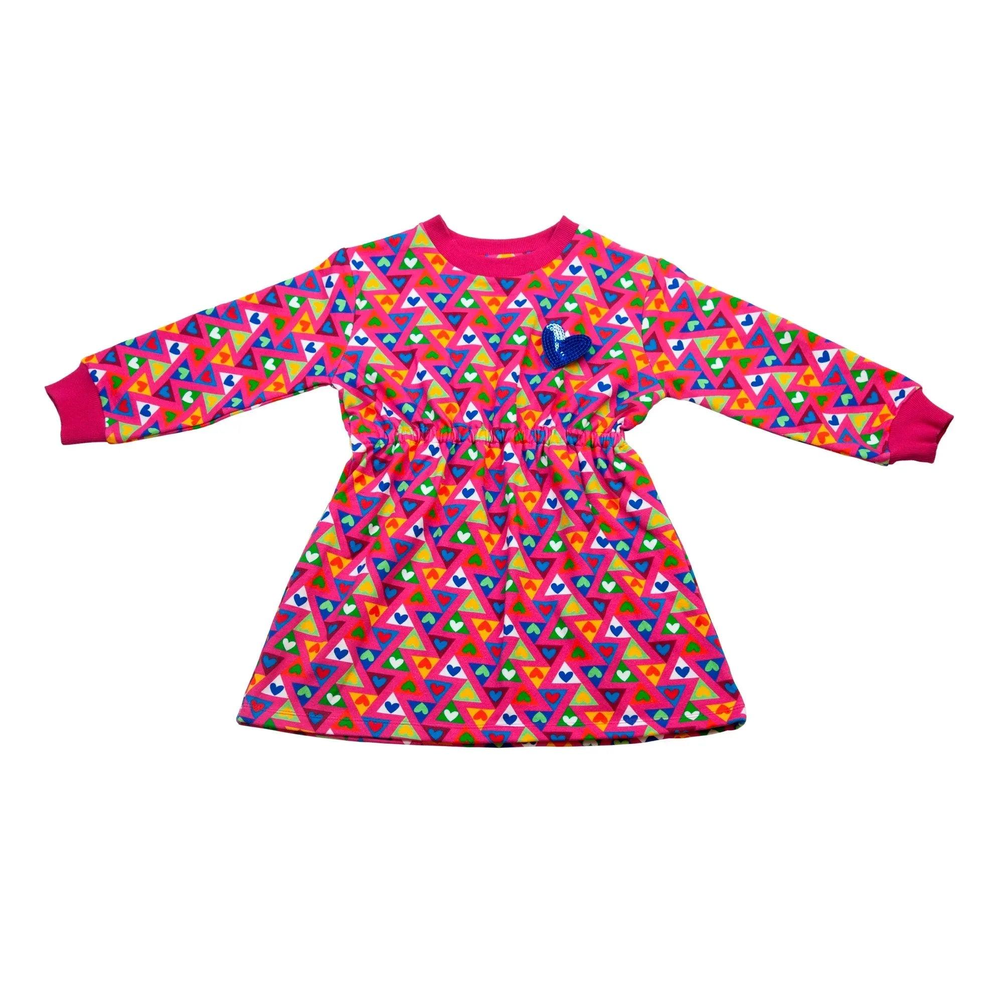 VESTIDO FUCSIA ZIGZAG - Agatha Ruiz de la Prada