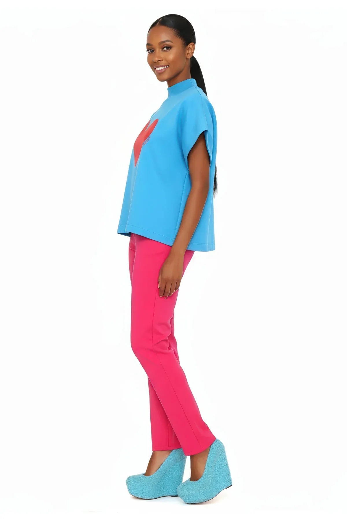 PONCHO CORAZON ROJO - Agatha Ruiz de la Prada