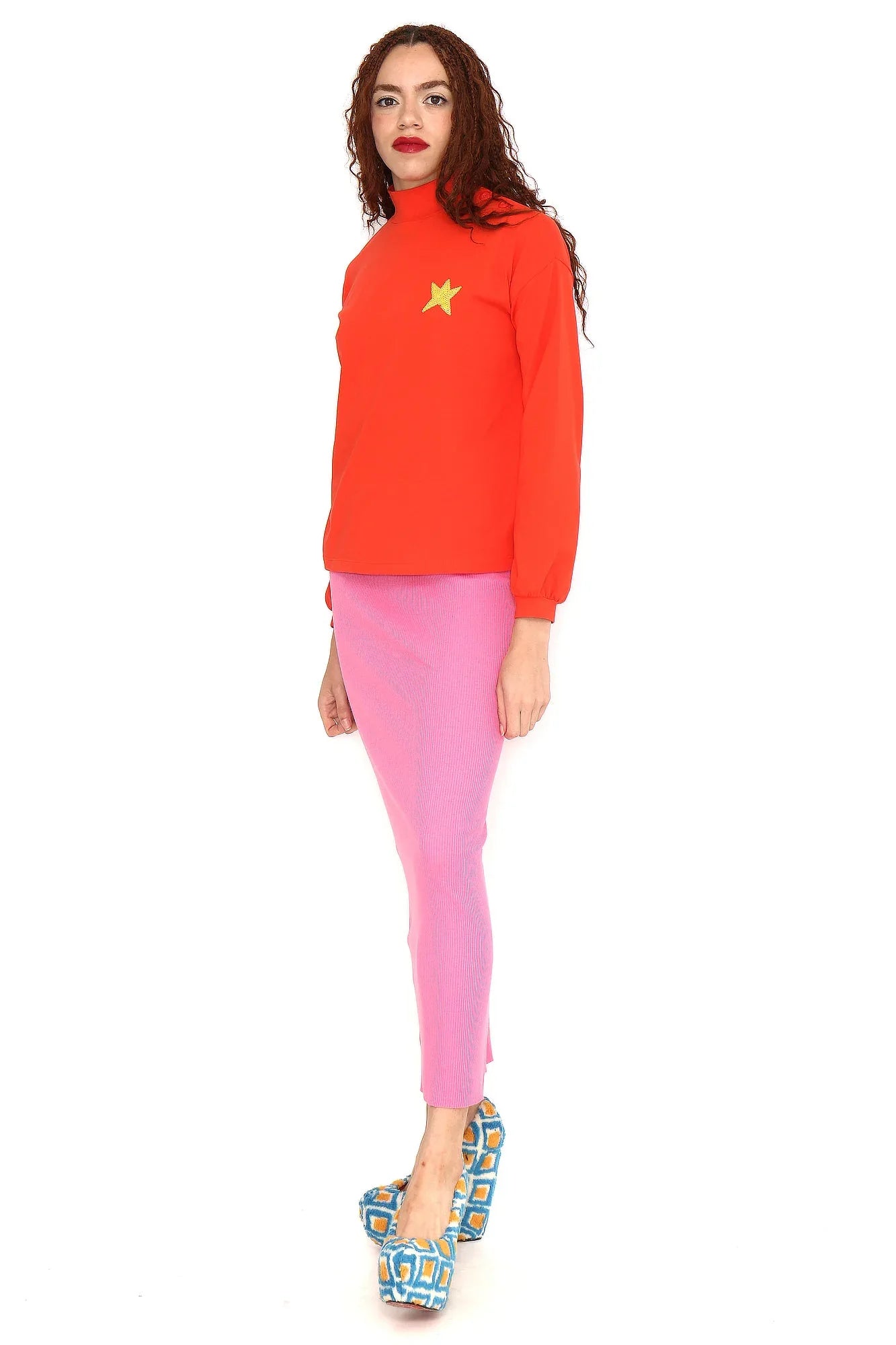 CAMISETA CA NARANJA ESTRELLA - Agatha Ruiz de la Prada