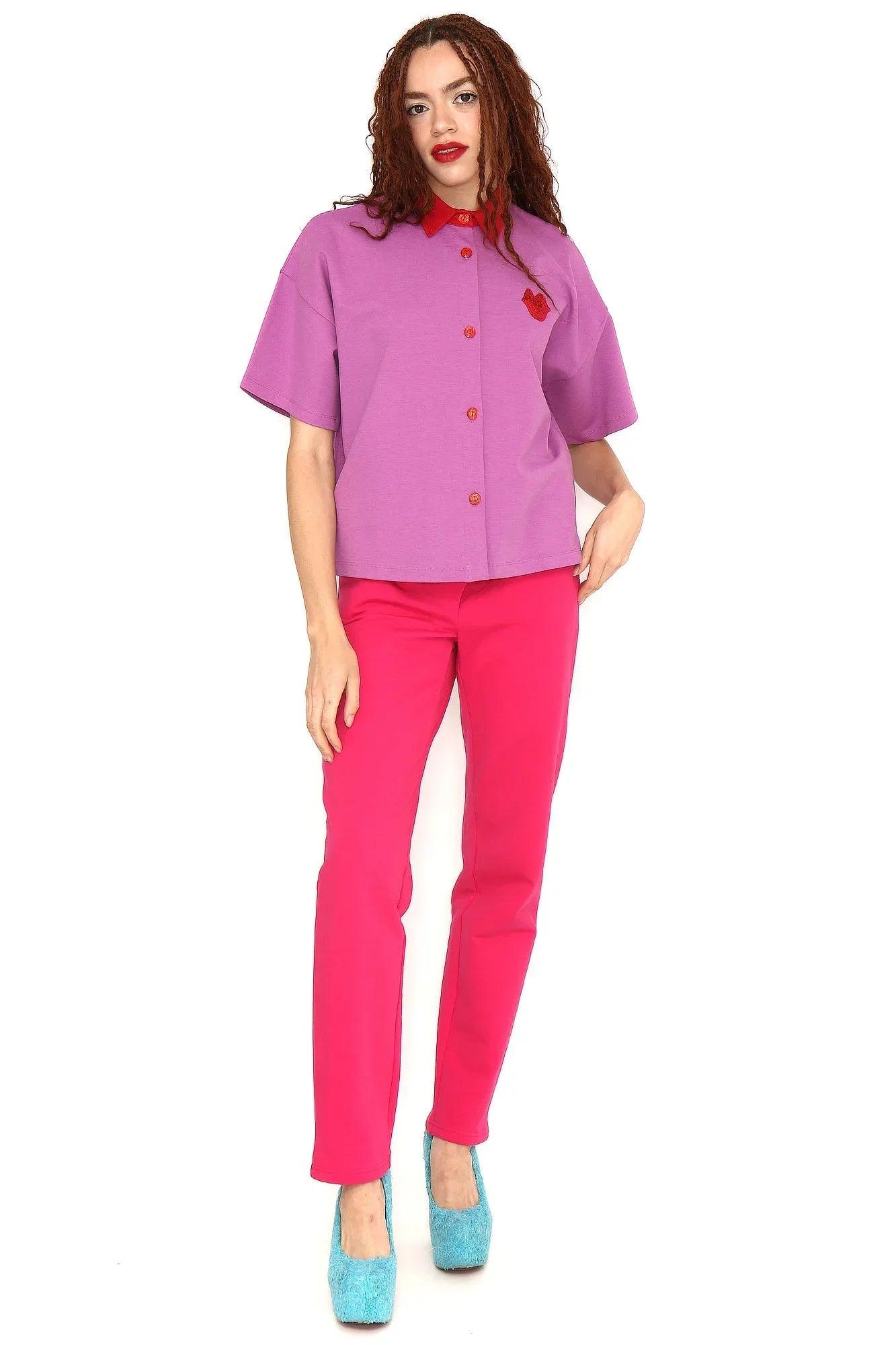 POLO MORADO CORAZON - Agatha Ruiz de la Prada